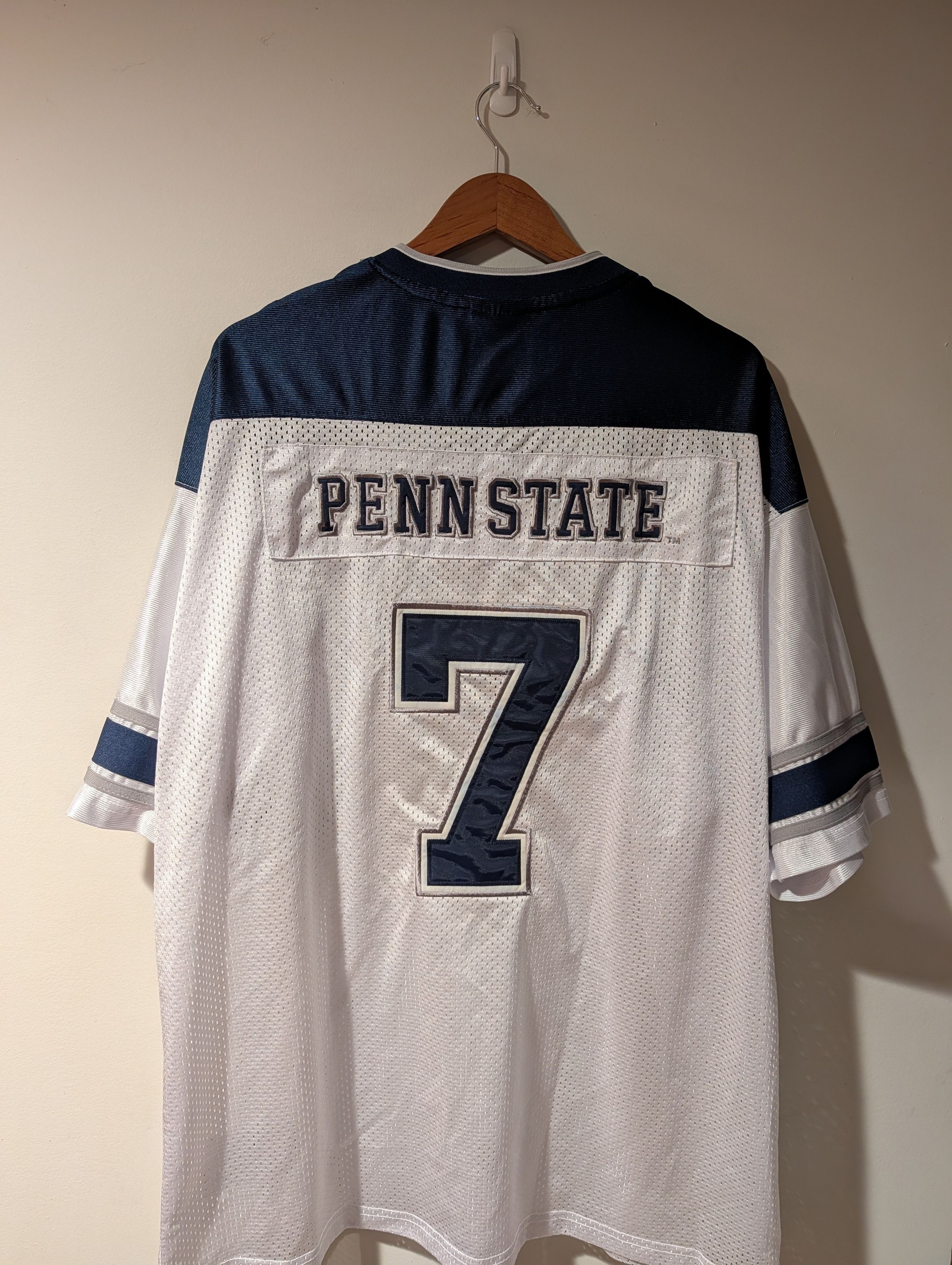 NCAA Colosseum Penn State Nittany Lions #7 Mesh Football Jersey Size US XL / EU 56 / 4 - 9 Thumbnail