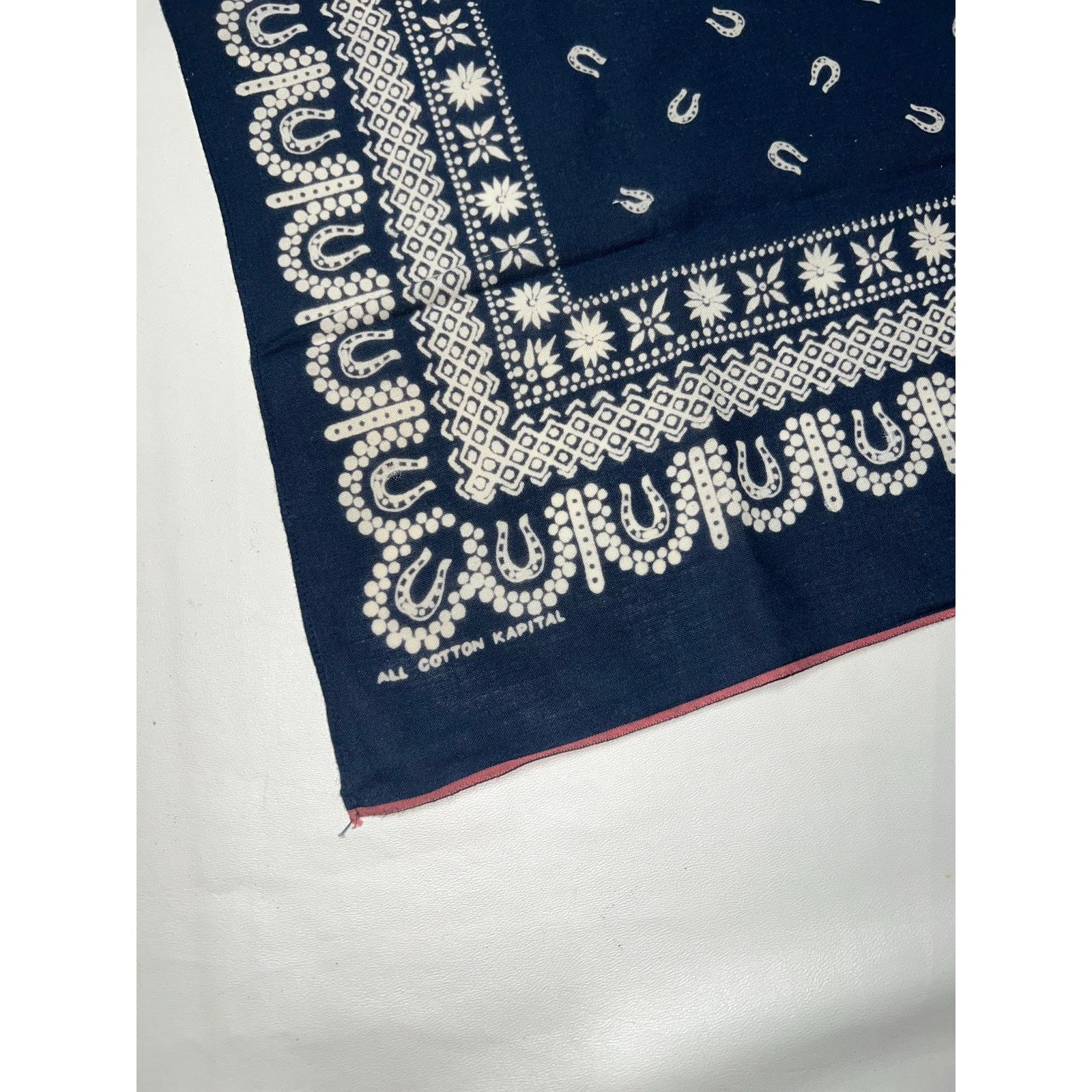 Kapital Kapital Fastcolor Printed Selvedge Cotton Horse Shoe Bandana Size ONE SIZE - 2 Thumbnail