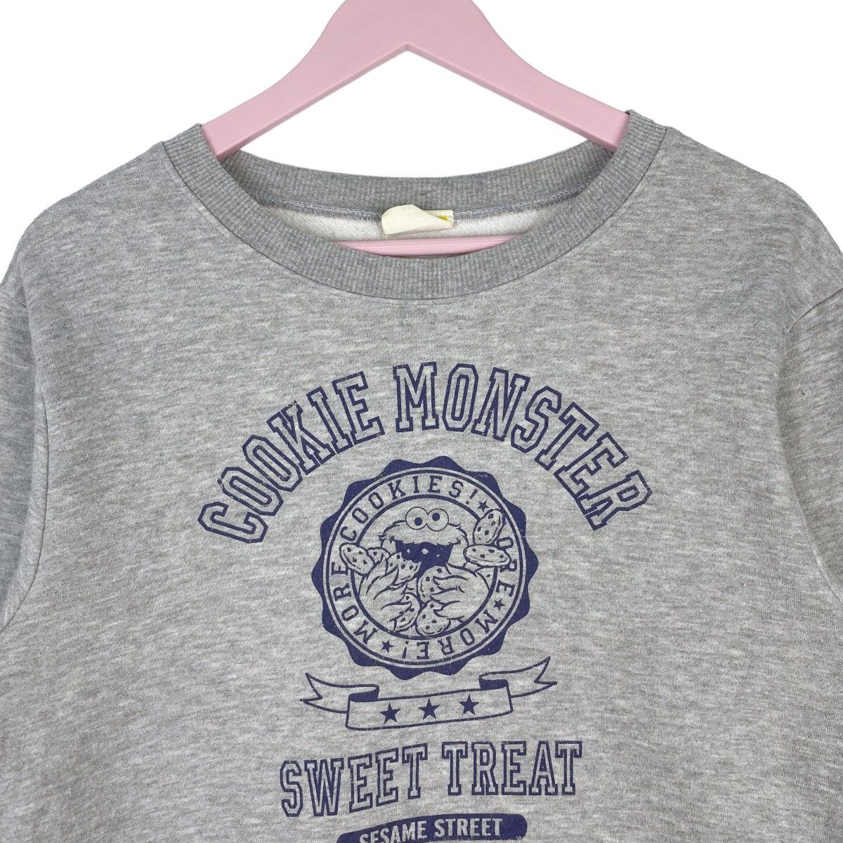 Designer × Vintage Cookie Monster Sesame Street Sweatshirt Crewneck Pullover Size US M / EU 48-50 / 2 - 2 Thumbnail
