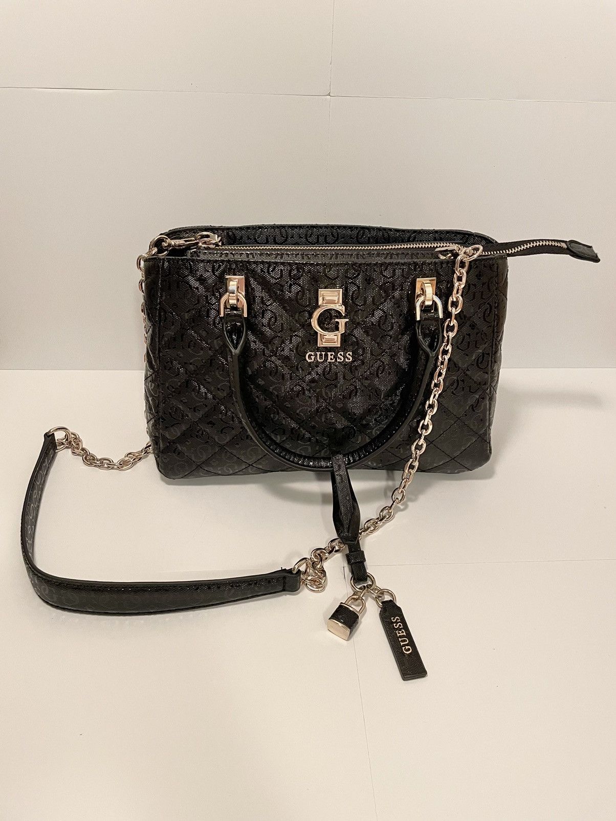 Guess GUESS Bessey Quitted Crossbody Satchel Size ONE SIZE - 4 Thumbnail