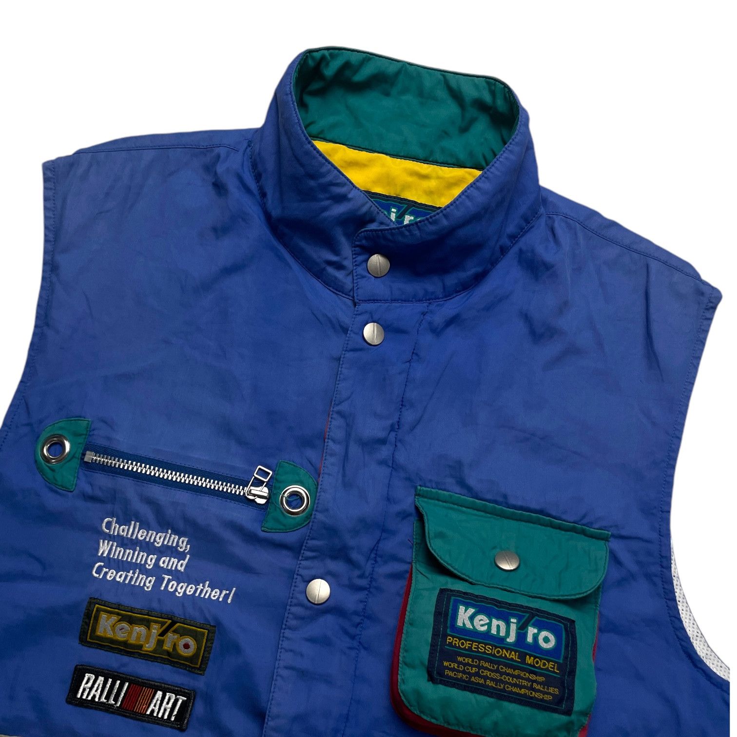 Gear for Sports × Vintage Vintage Mitsubishi Ralliart Kenjiro Shinozuka Racing Vest Size US M / EU 48-50 / 2 - 3 Thumbnail