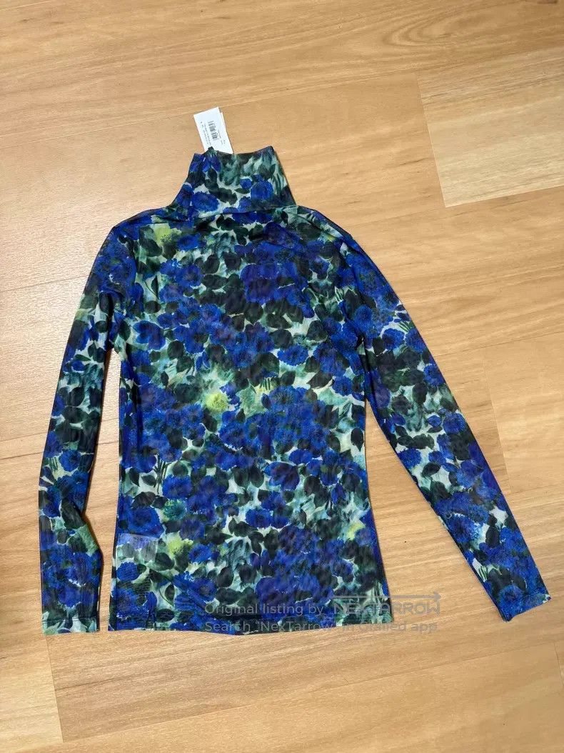 Dries Van Noten Dries Van Noten Print Mesh Top Size M / US 6-8 / IT 42-44 - 2 Thumbnail