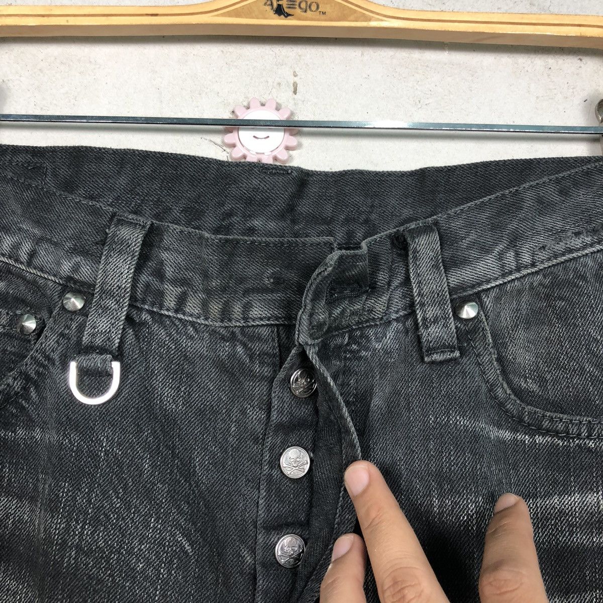 Mastermind Japan Mastermind Japan Paradise Damaged Washed Punk Jeans Size US 32 / EU 48 - 12 Thumbnail