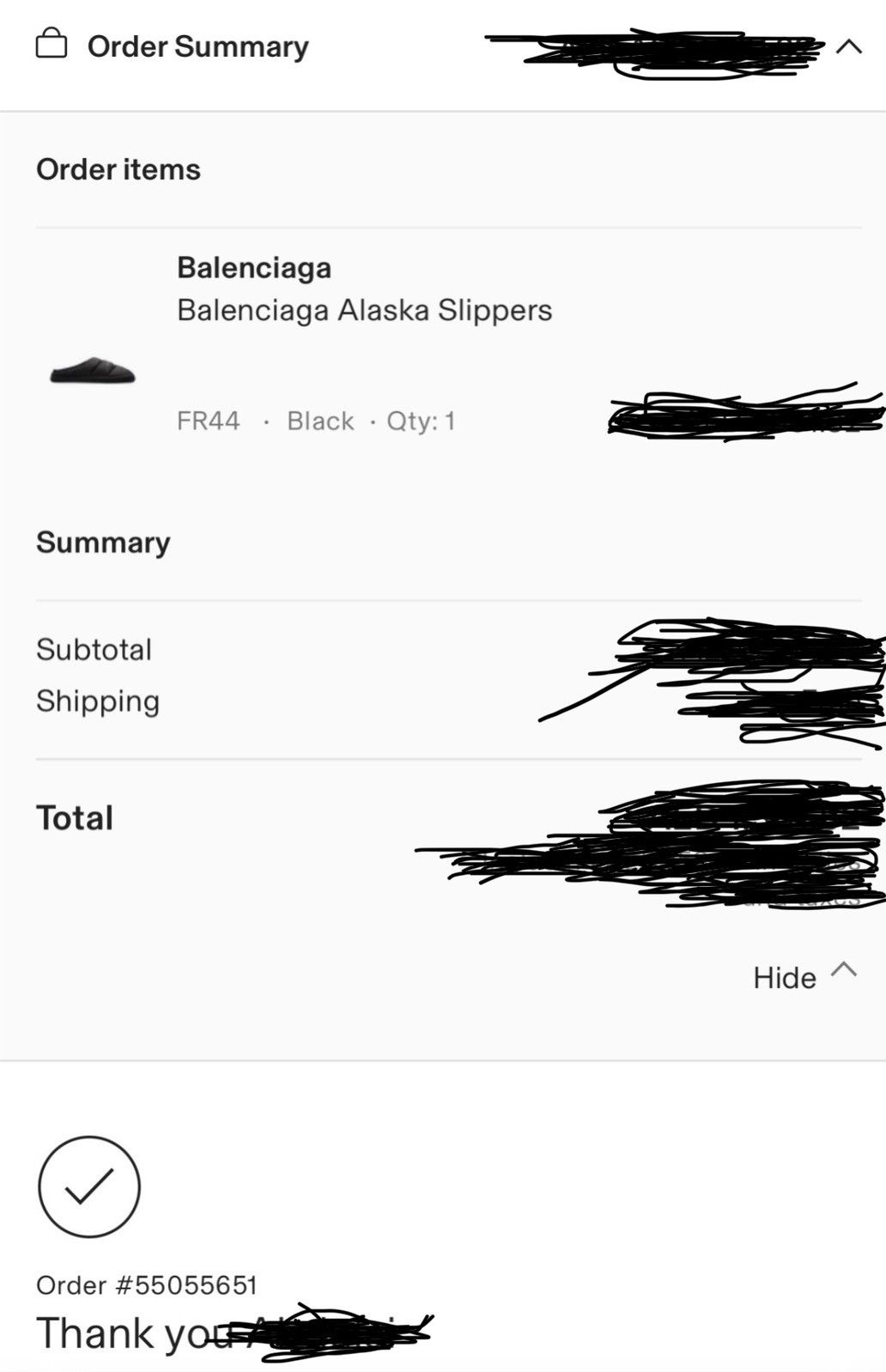 Balenciaga Balenciaga Alaska Slipper Nylon/Fleece 🚫READ DESCRIPTION🚫 Size US 11 / EU 44 - 9 Thumbnail