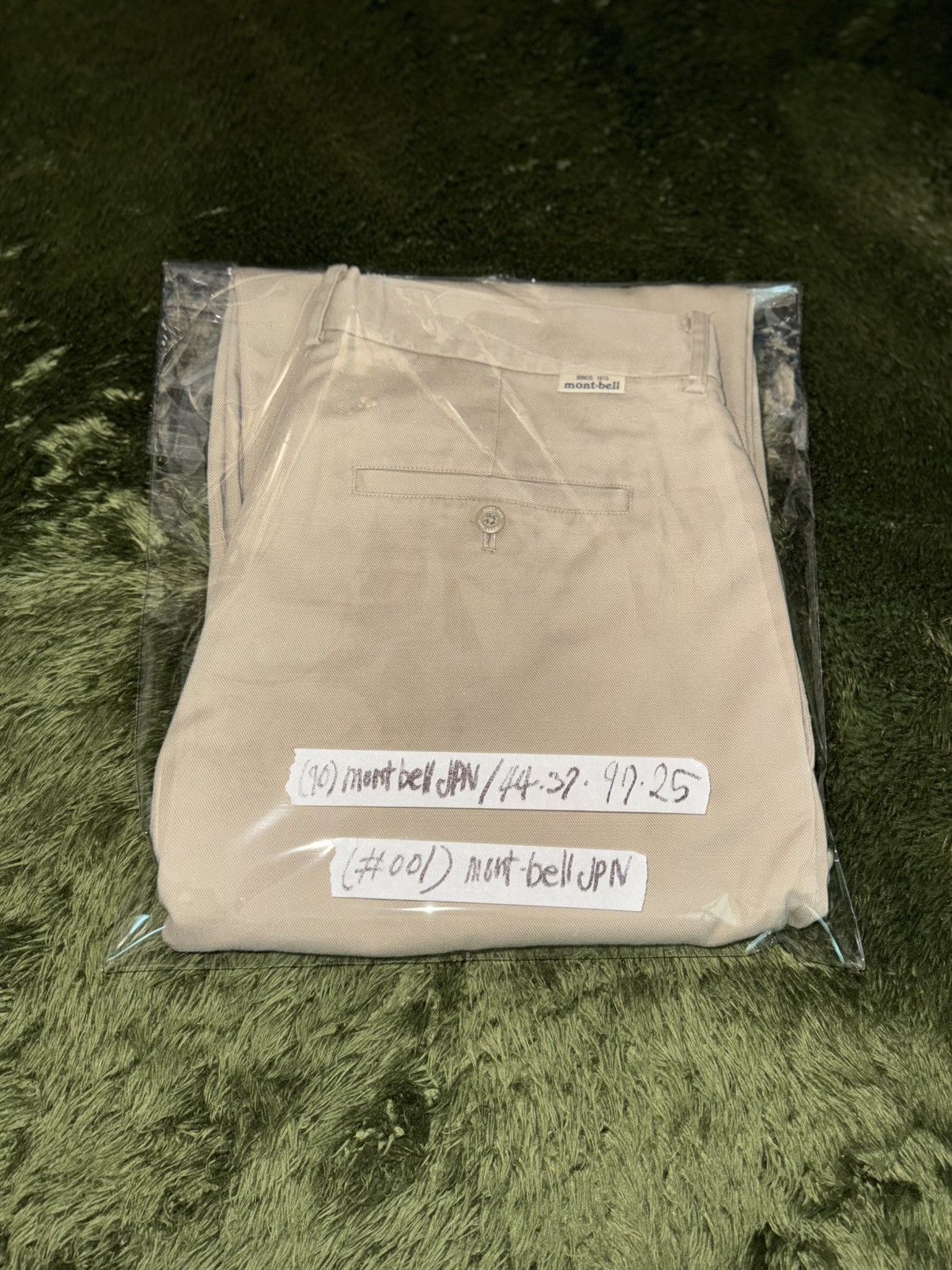 Montbell [90] mont bell japan two tucked washed cotton chino pants Size US 33 - 13 Thumbnail