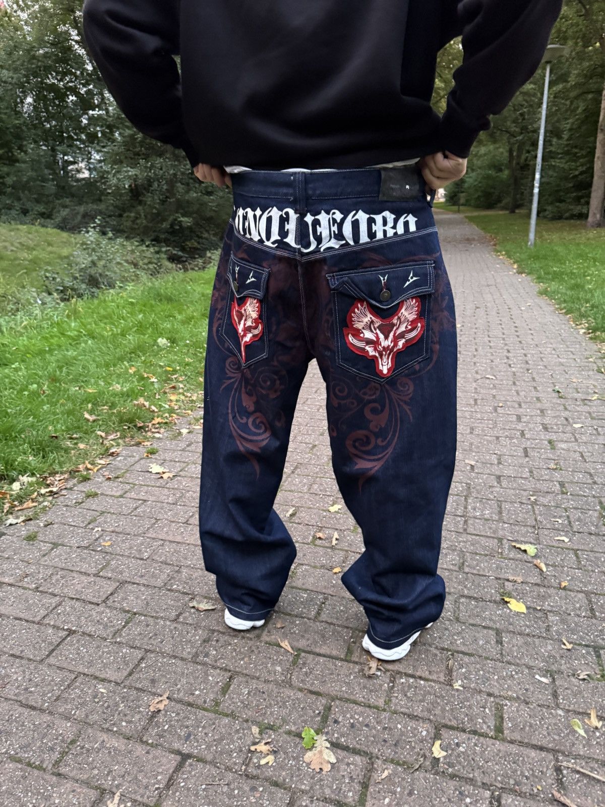 Other Vintage Kawblue Jeans Streetwear Avantgarde Size US 42 / EU 58 - 3 Thumbnail