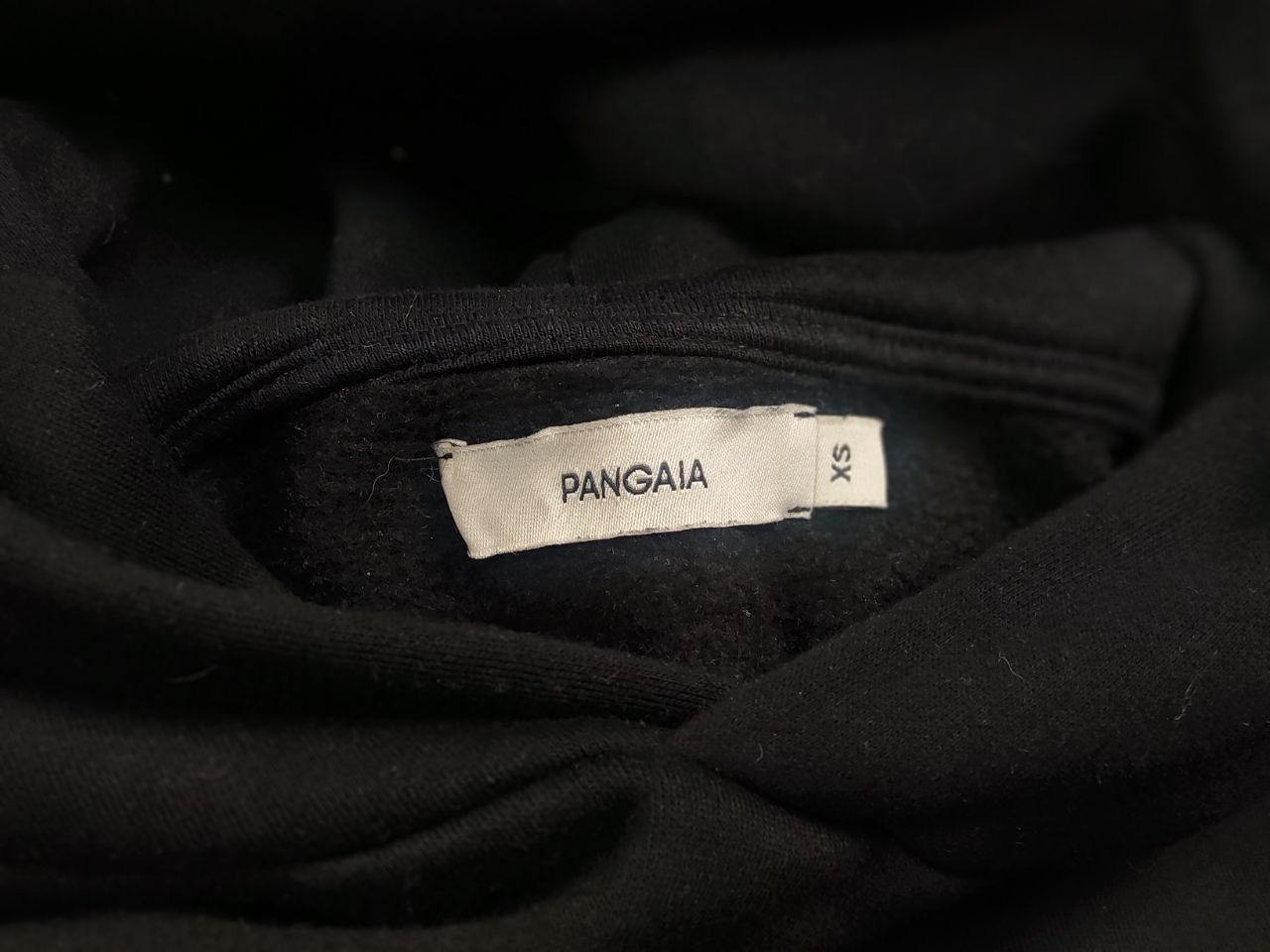 Pangaia Pangaia Design Organic Oversize Unisex Black Logo Hoodie Size US XS / EU 42 / 0 - 15 Thumbnail