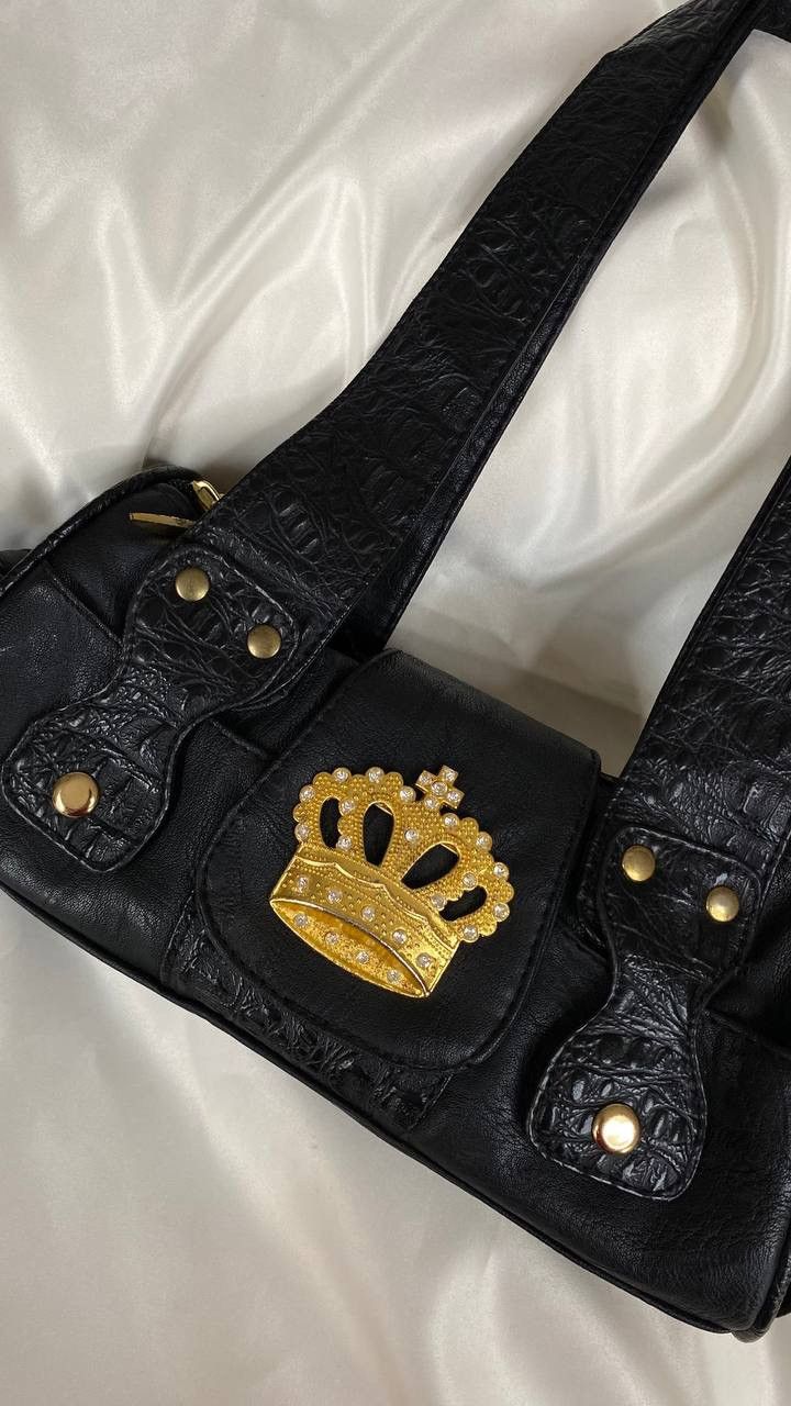 Vintage Vintage Y2K black mini shoulder bag Size ONE SIZE - 5 Thumbnail