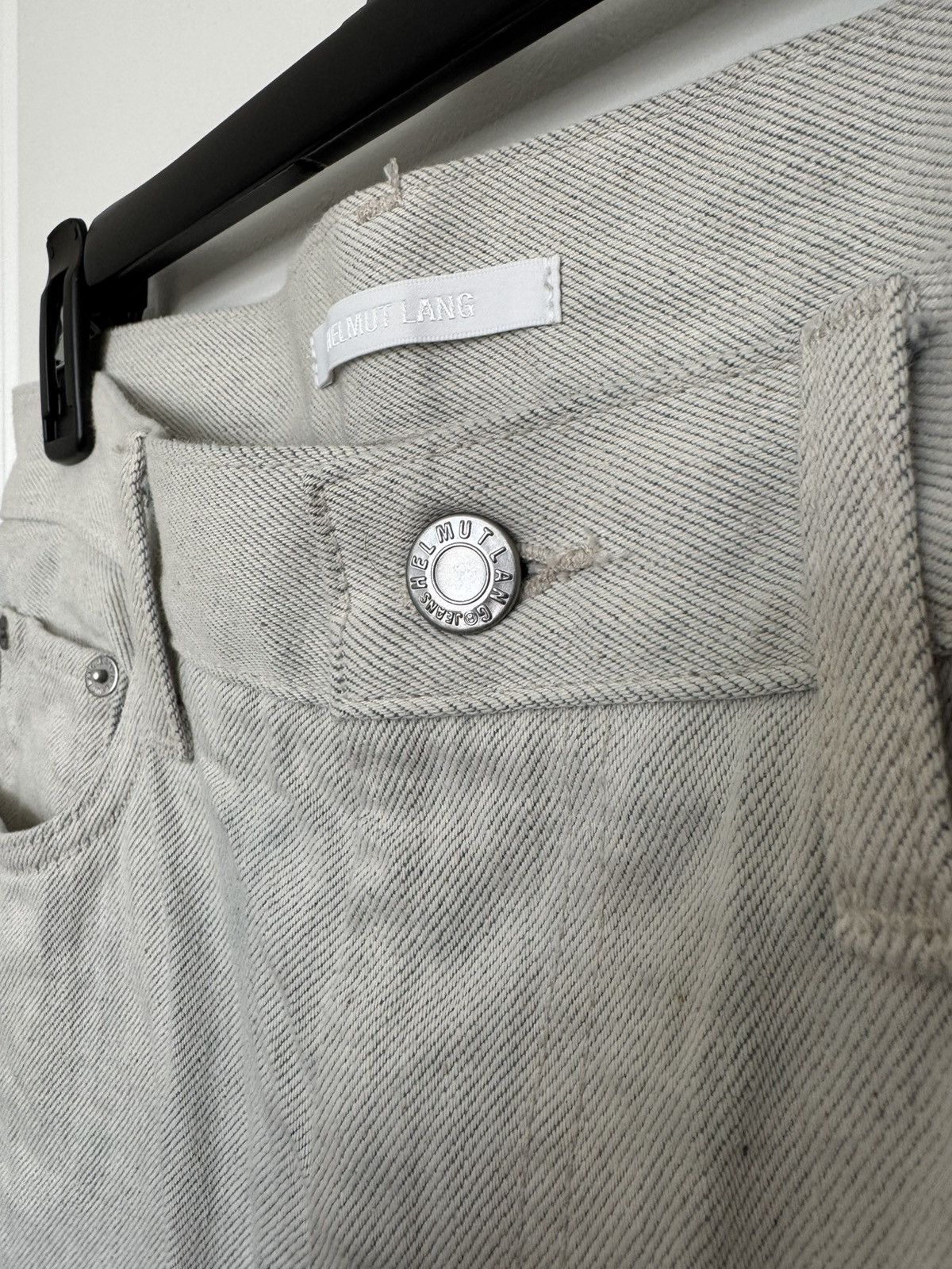 Helmut Lang × Uniqlo helmut lang uniqlo white denim Size US 30 / EU 46 - 2 Thumbnail