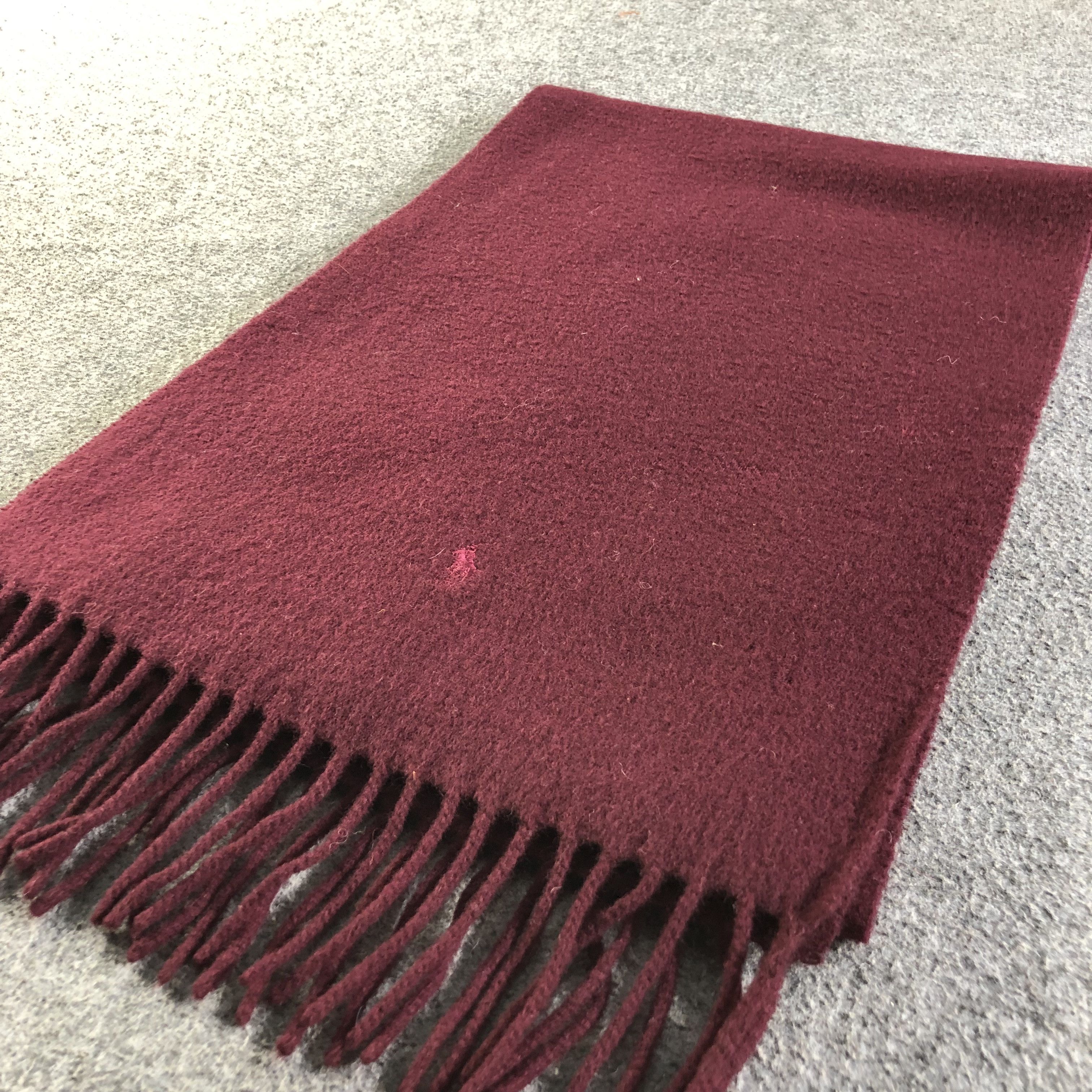 Polo Ralph Lauren Polo Ralph Lauren Wool Scarf Muffler Neckwear V2581 Size ONE SIZE - 3 Thumbnail