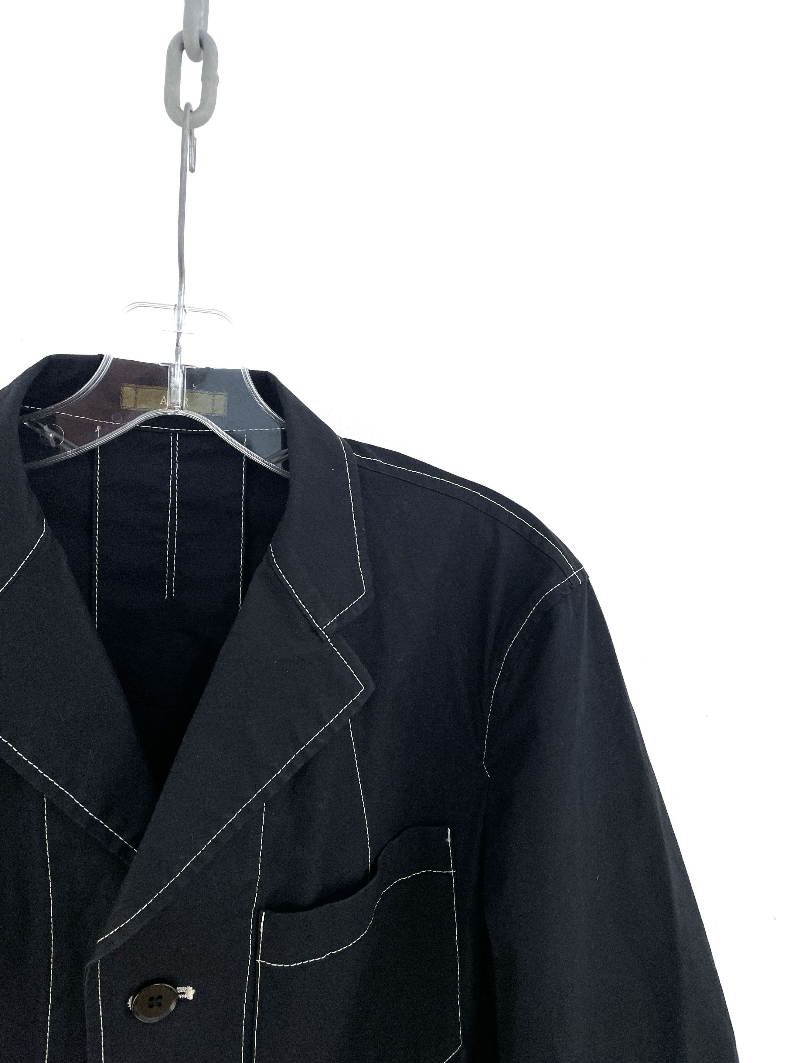 Yohji Yamamoto AAR Contrast Stitch Jacket Size US M / EU 48-50 / 2 - 5 Thumbnail