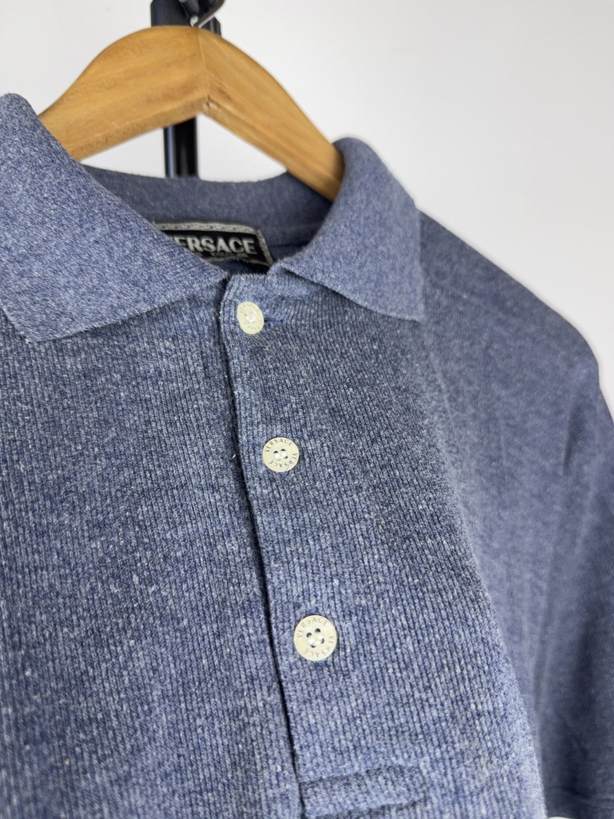 Versace Jeans Couture Retro Versace Jeans Couture Medusa Logo Polo Shirt Blue XL Size US L / EU 52-54 / 3 - 5 Thumbnail