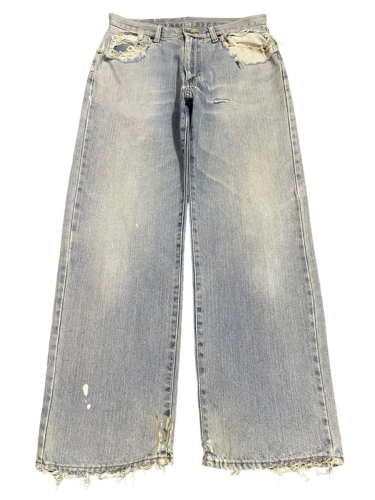 JNCO Vintage Japanese Brand Blue Wash Style Baggy Jeans Size US 30 / EU 46 - 1 Thumbnail
