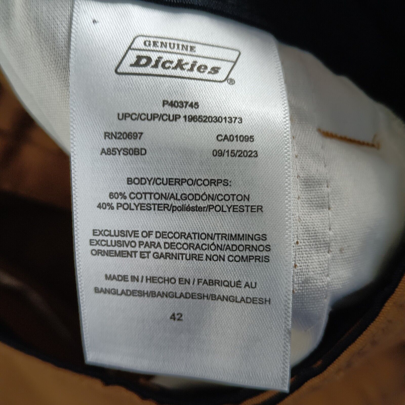 Dickies Dickies Ripstop Ultimate Cargo Short Men's 42 Relaxed Fit Size US 42 / EU 58 - 2 Thumbnail