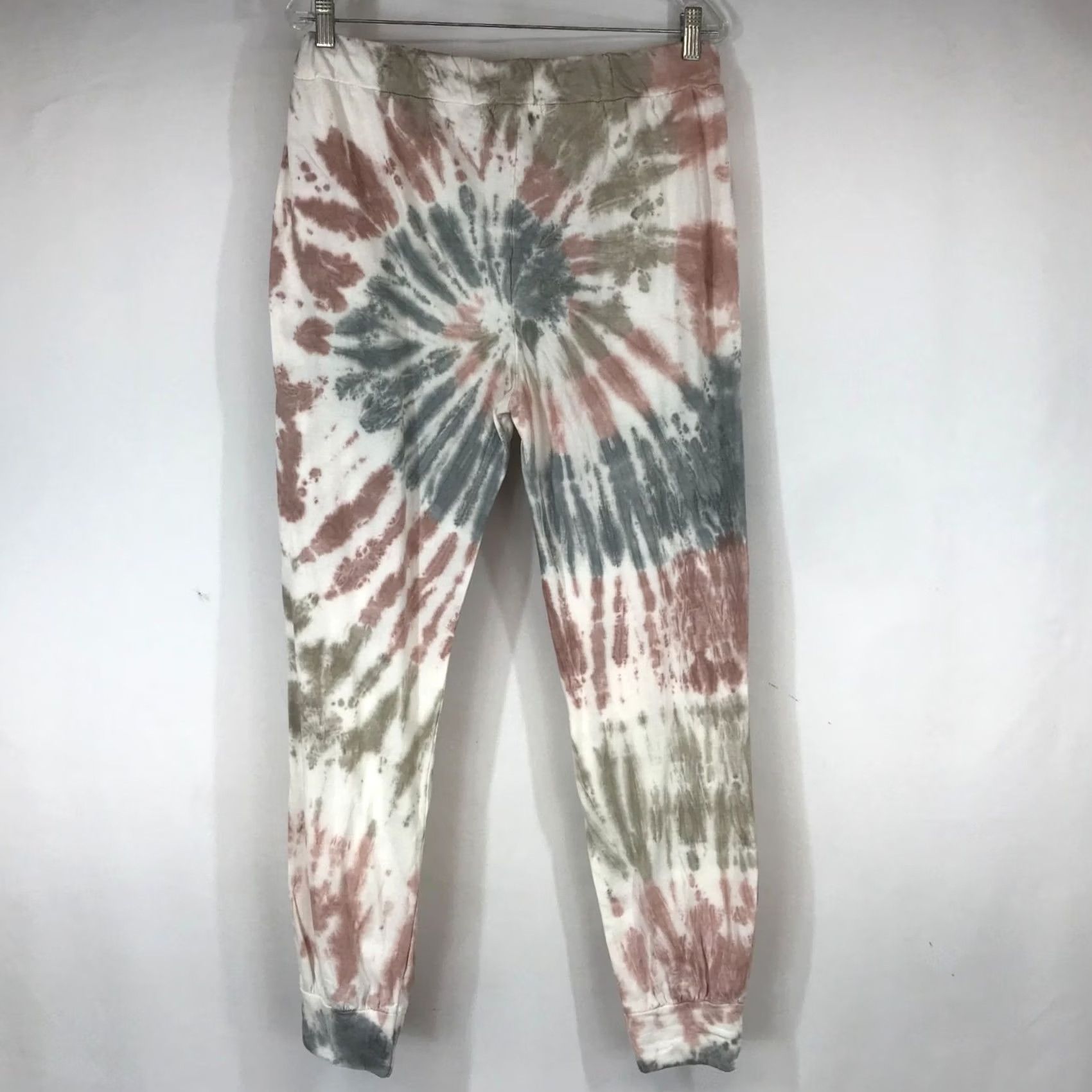 Rusty SENZA TEMPO WOMEN's L PANTS Jogger Tie Dye Rust Green White Mens WomensGirls? Size 36" / US 14 / IT 50 - 4 Thumbnail