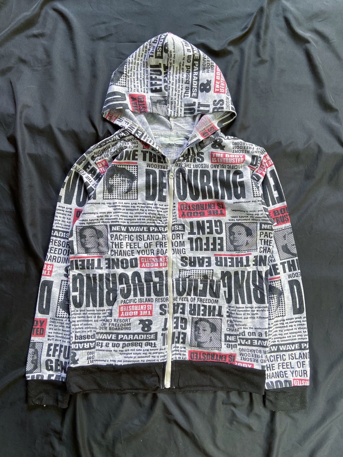 20471120 GREENGATES NEW WAVE PARADIDE ZIP HOODIE Size US M / EU 48-50 / 2 - 1 Thumbnail