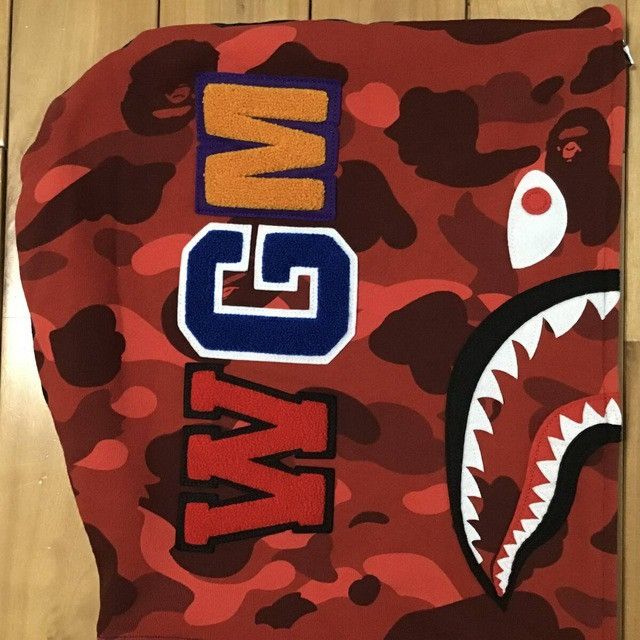 Bape 🔥2XL🔥 BAPE Shark full zip hoodie Red camo Blue camo APE XXL Size US XXL / EU 58 / 5 - 4 Thumbnail
