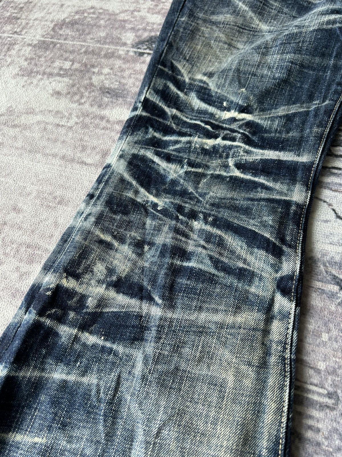 Tornado Mart SUPER FLARED Tornado Mart Washed Jeans Size US 32 / EU 48 - 8 Thumbnail