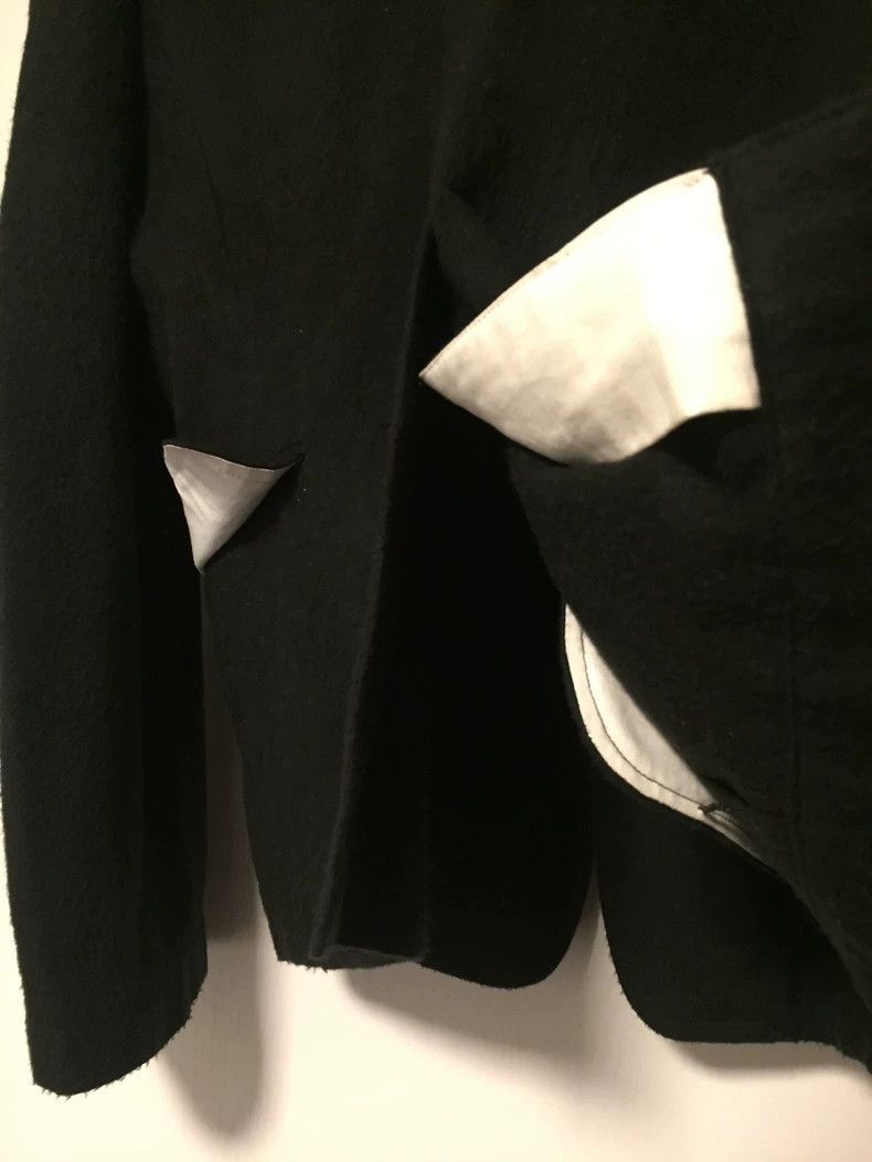 Comme des Garcons Comme des Garçons Black Felt Suit Jacket-2505 Size US M / EU 48-50 / 2 - 6 Thumbnail