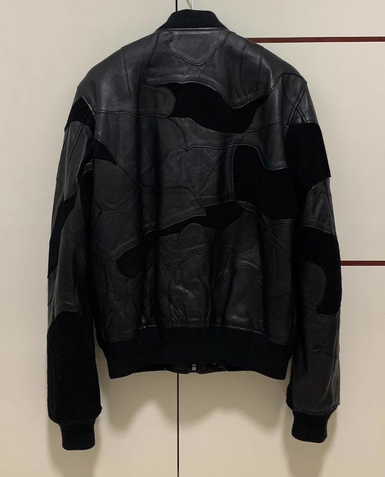 Saint Laurent Paris Multi Textured Leather Bomber Jacket Size US L / EU 52-54 / 3 - 1 Thumbnail