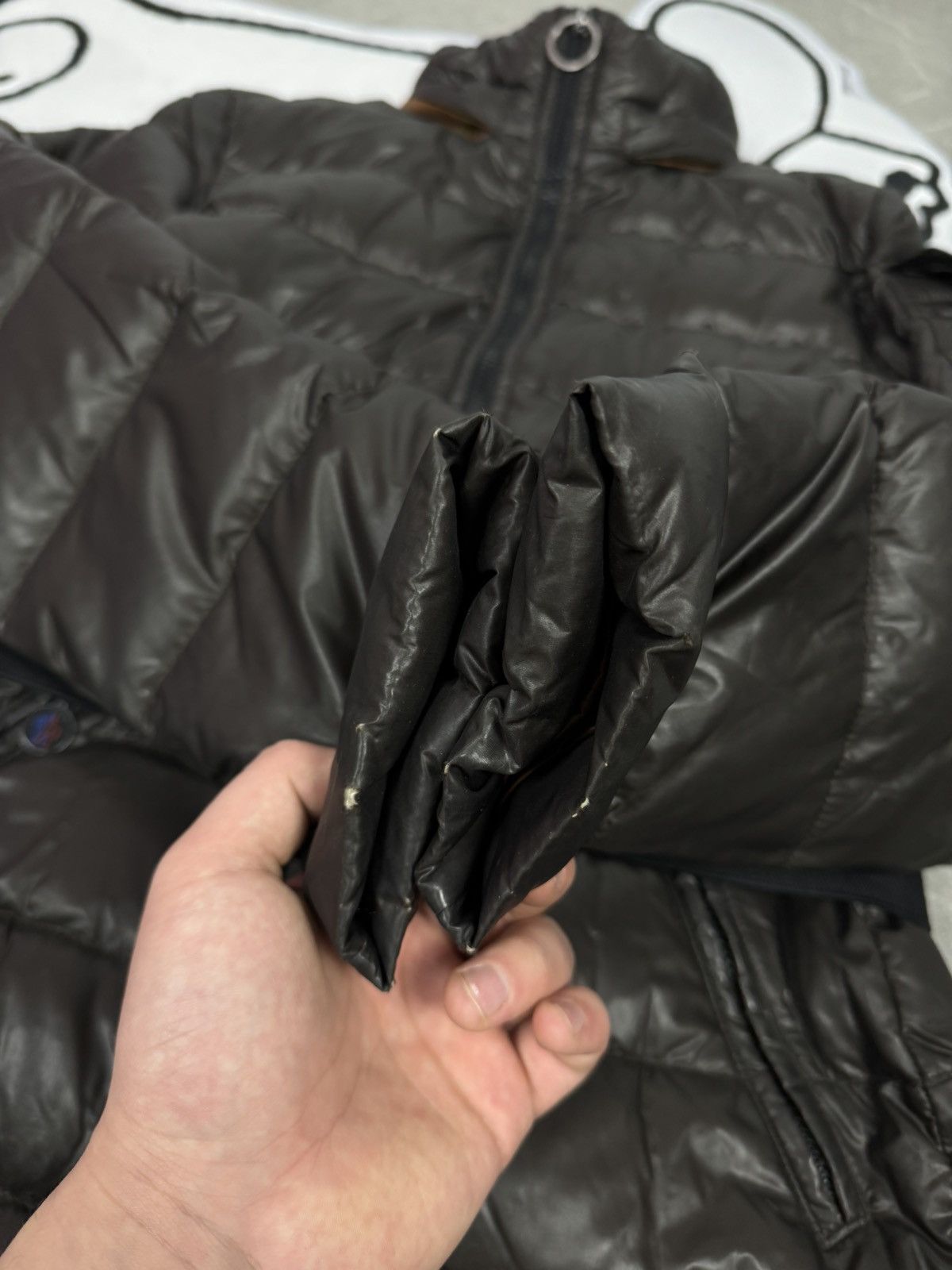 Moncler Moncler Down Coat Puffer Schoko Braun Vintage Size M Rare Size M / US 6-8 / IT 42-44 - 6 Thumbnail