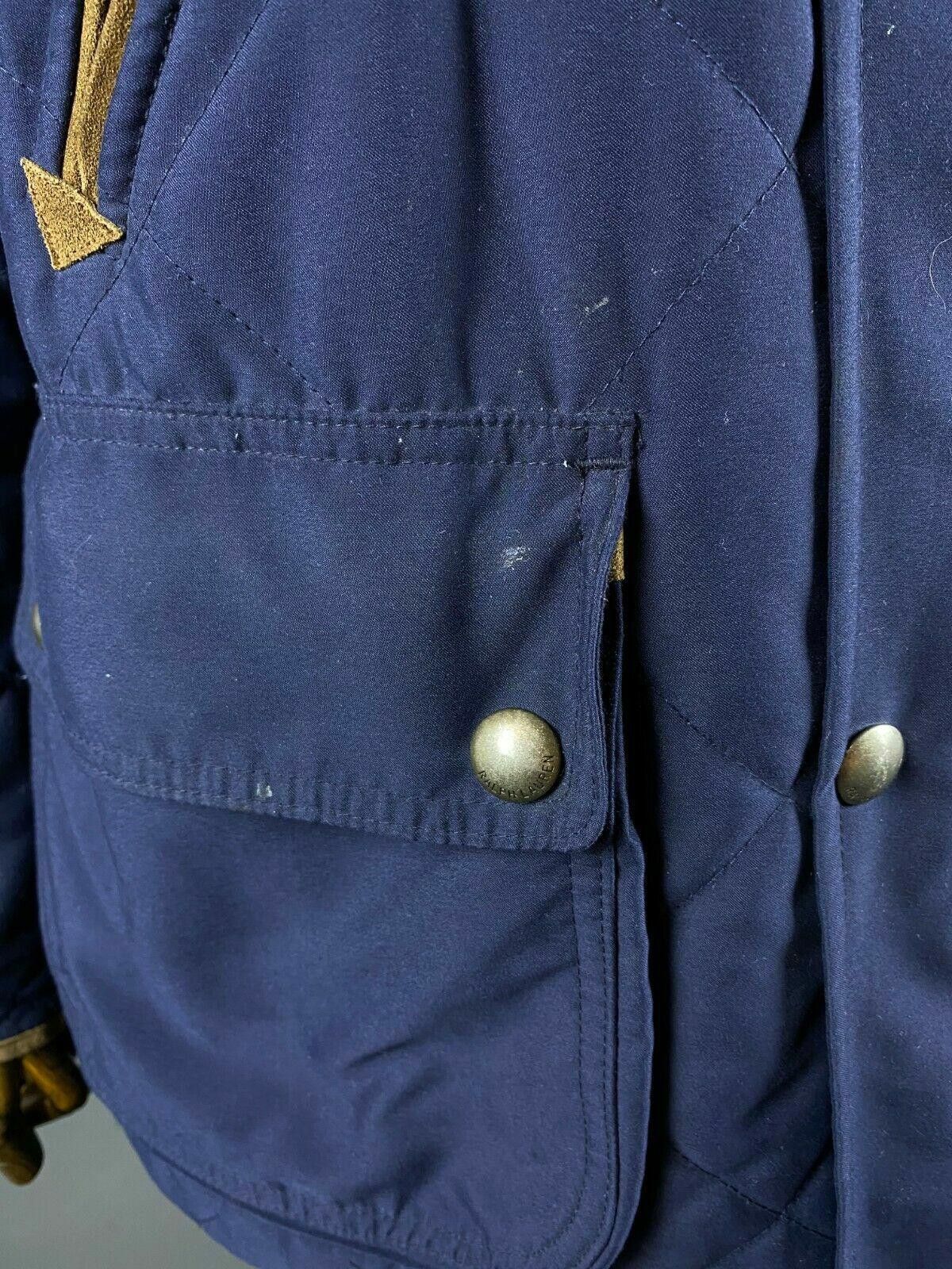 Polo Ralph Lauren Ladies Ralph Lauren Blue Full Zip Quilt Parka Jacket Size M Size M / US 6-8 / IT 42-44 - 5 Thumbnail