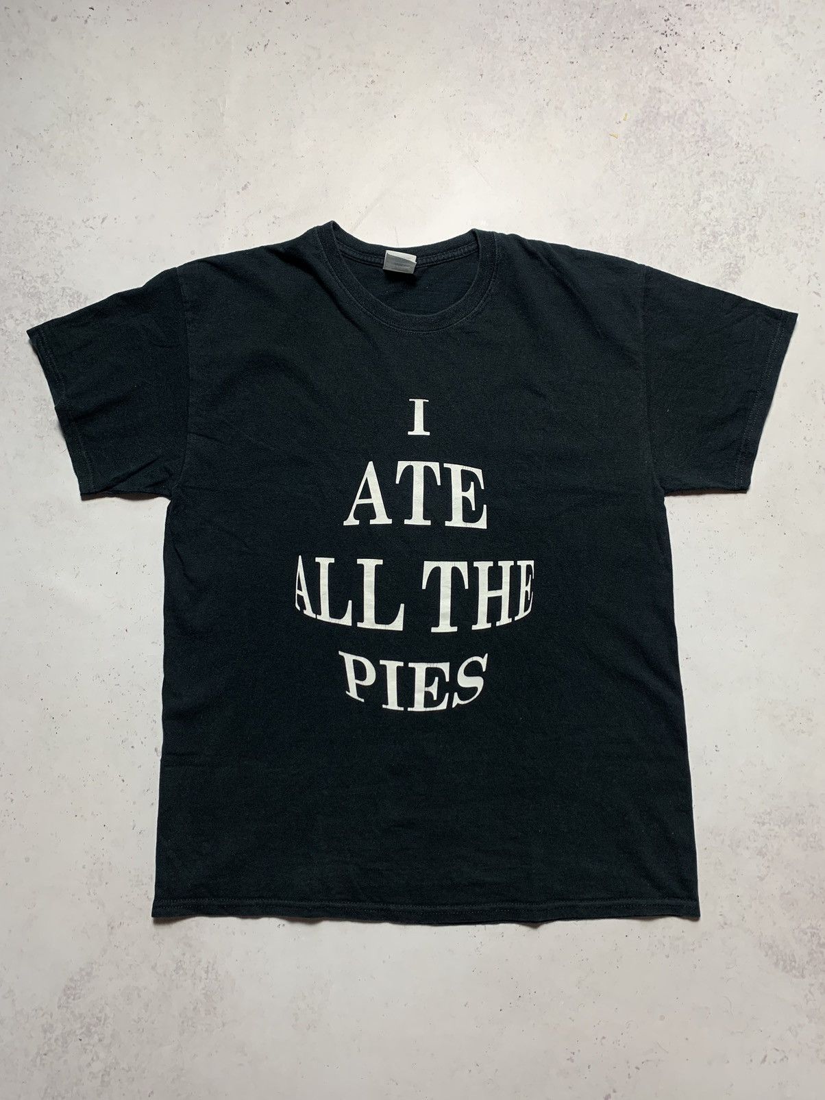 Vintage Vintage 90's Humor Streetwear Number Nine Style T-shirt Size US L / EU 52-54 / 3 - 4 Thumbnail