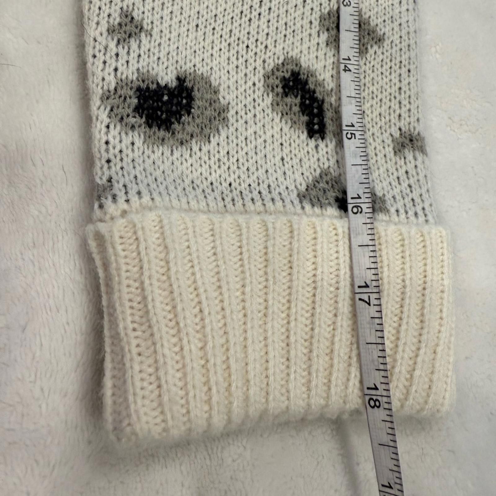Other Cloud Chaser leopard print sweater cream fringe hem SZ M Size M / US 6-8 / IT 42-44 - 8 Thumbnail