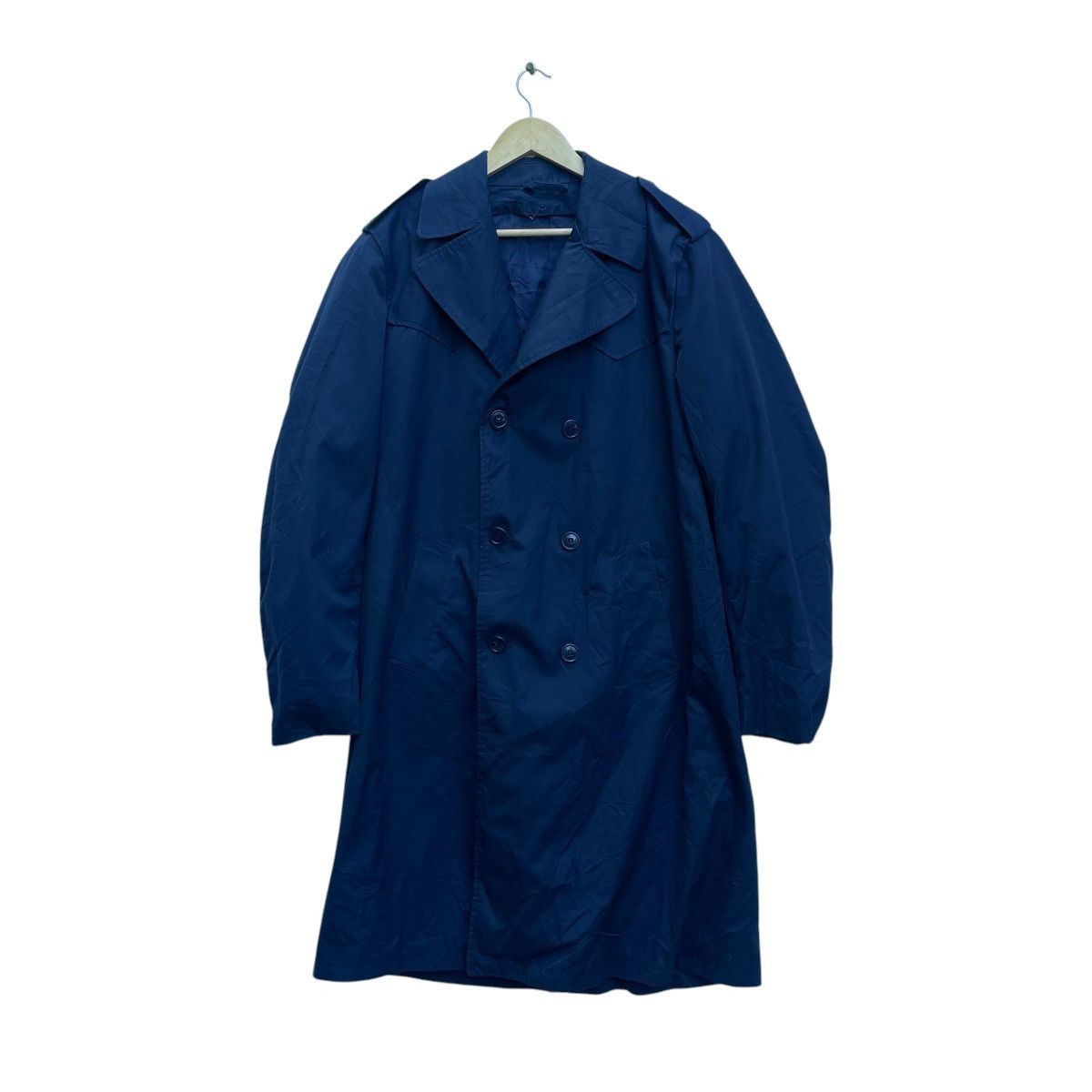 Vintage 💥Vintage Italian Military Trench Coat Jacket Size US L / EU 52-54 / 3 - 1 Thumbnail