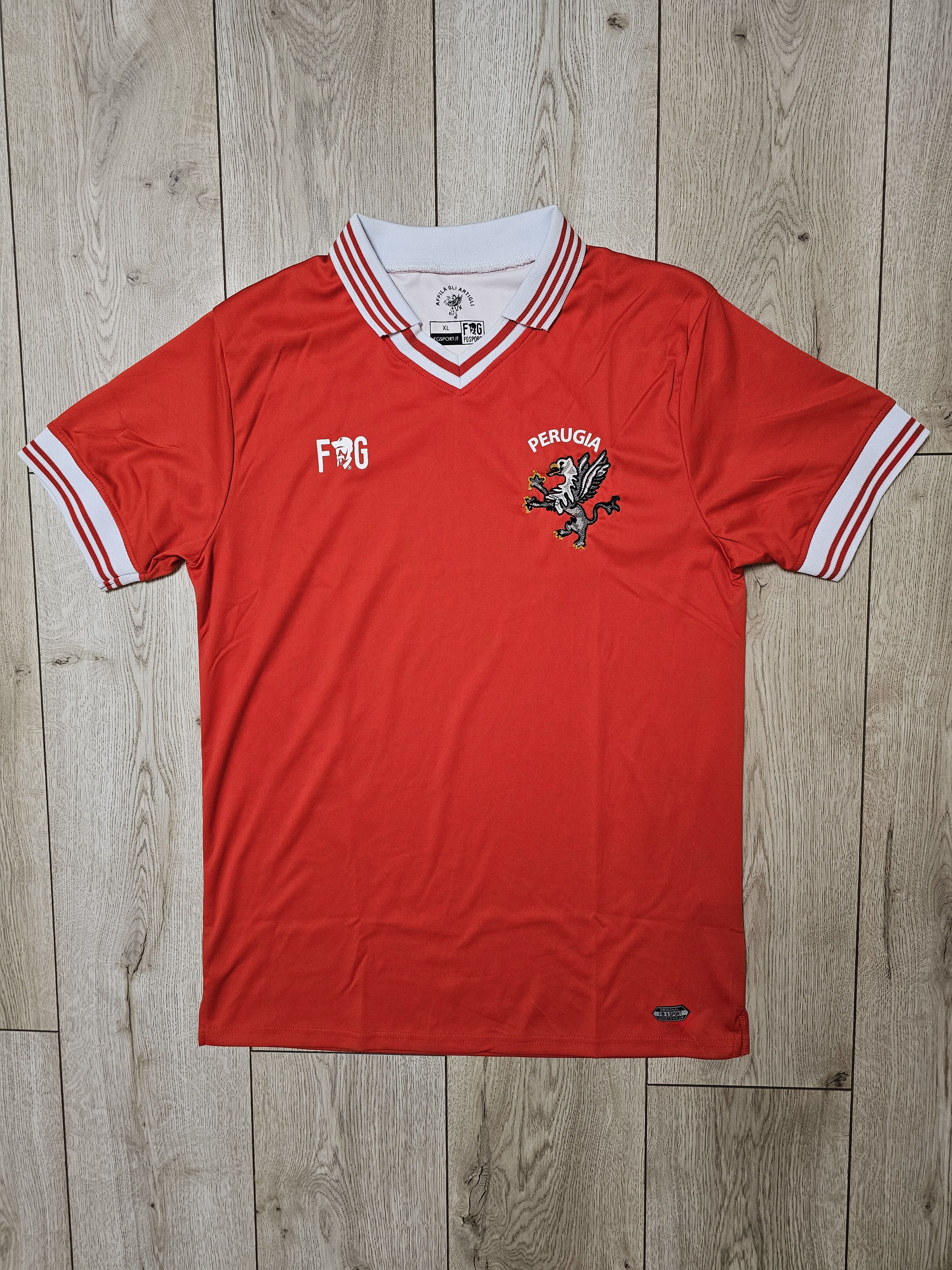 Vintage PERUGIA 2016 2017 HOME FOOTBALL SHIRT ITALIA SOCCER JERSEY Size US XL / EU 56 / 4 - 1 Thumbnail