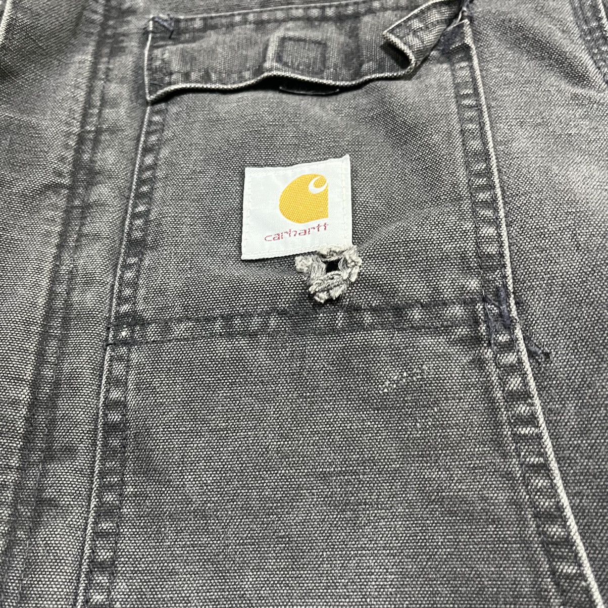 Carhartt VINTAGE CARHARTT BLACK ARCTIC CHORE COAT DISTRESSED LARGE Size US L / EU 52-54 / 3 - 7 Thumbnail