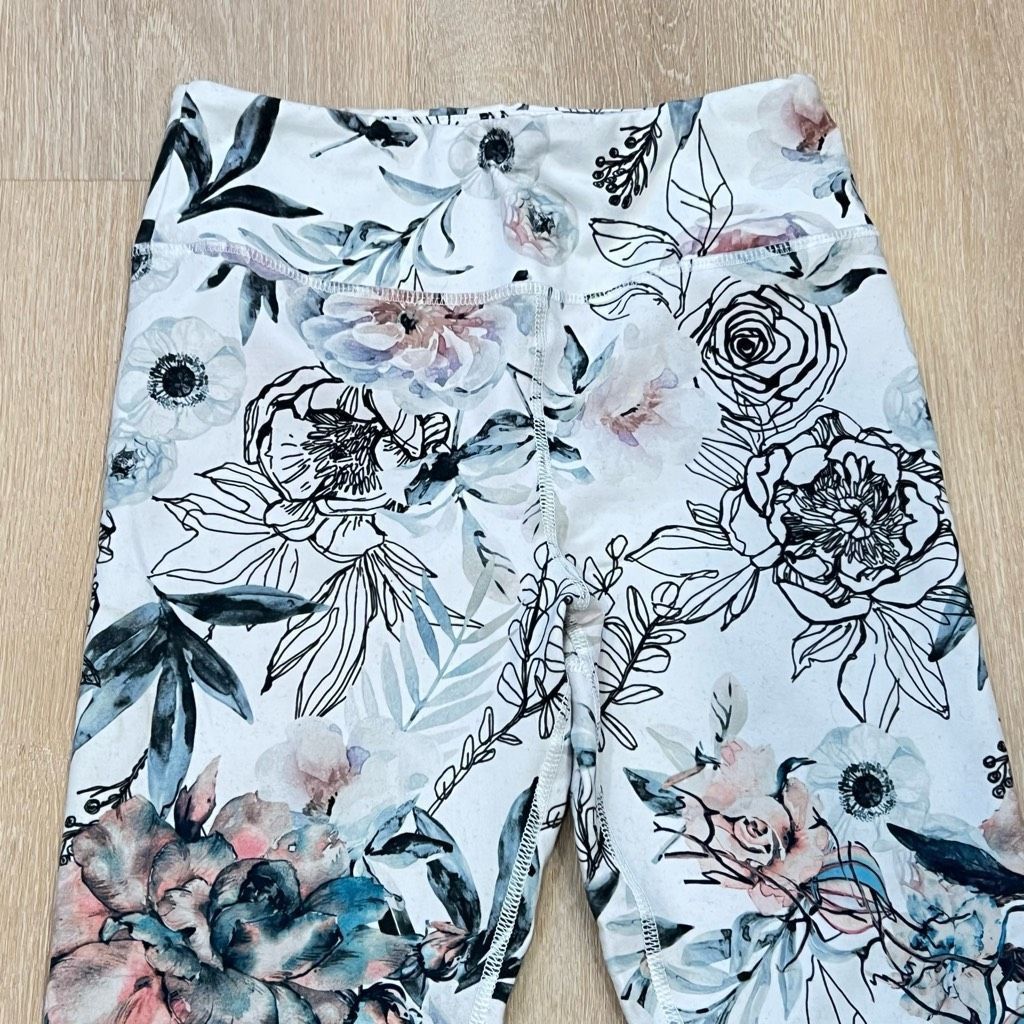 Creative Recreation Evolution & Creation Watercolor & Outline Floral Print Pattern, Women’s Medium Size 28" / US 6 / IT 42 - 3 Thumbnail