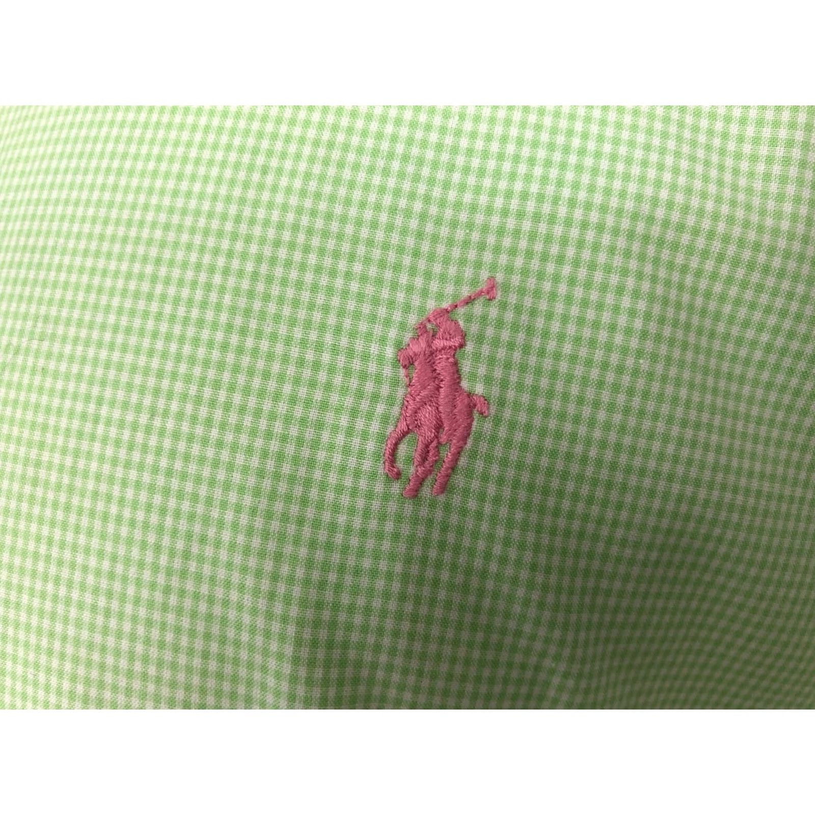 Ralph Lauren Ralph Lauren Shirt Mens 15.5 Green Men Size Cotton Micro Check Size US L / EU 52-54 / 3 - 7 Thumbnail