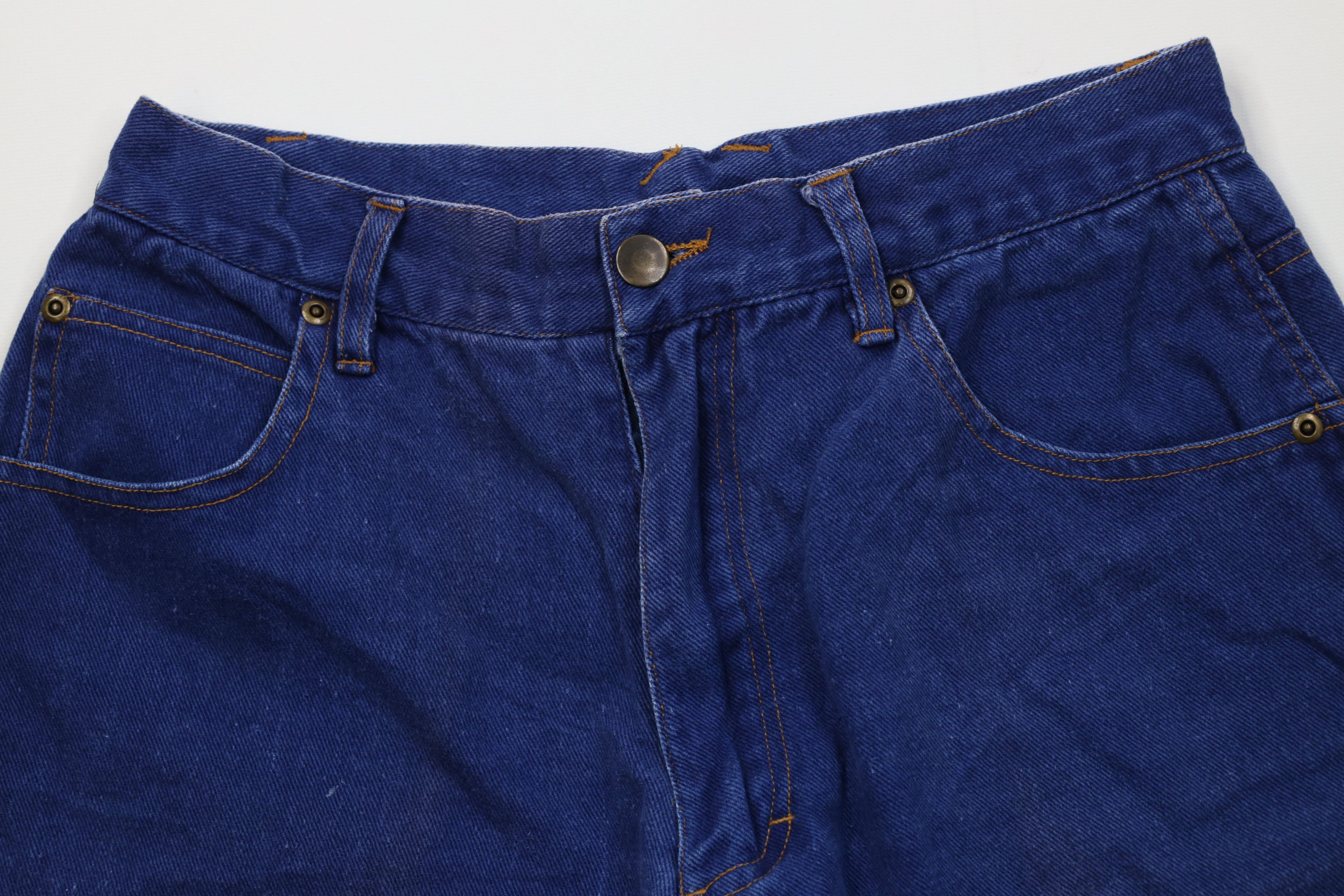 Disney Vintage 90s Disney Spell Out Mickey Mouse Denim Jean Shorts Size US 30 / EU 46 - 2 Thumbnail