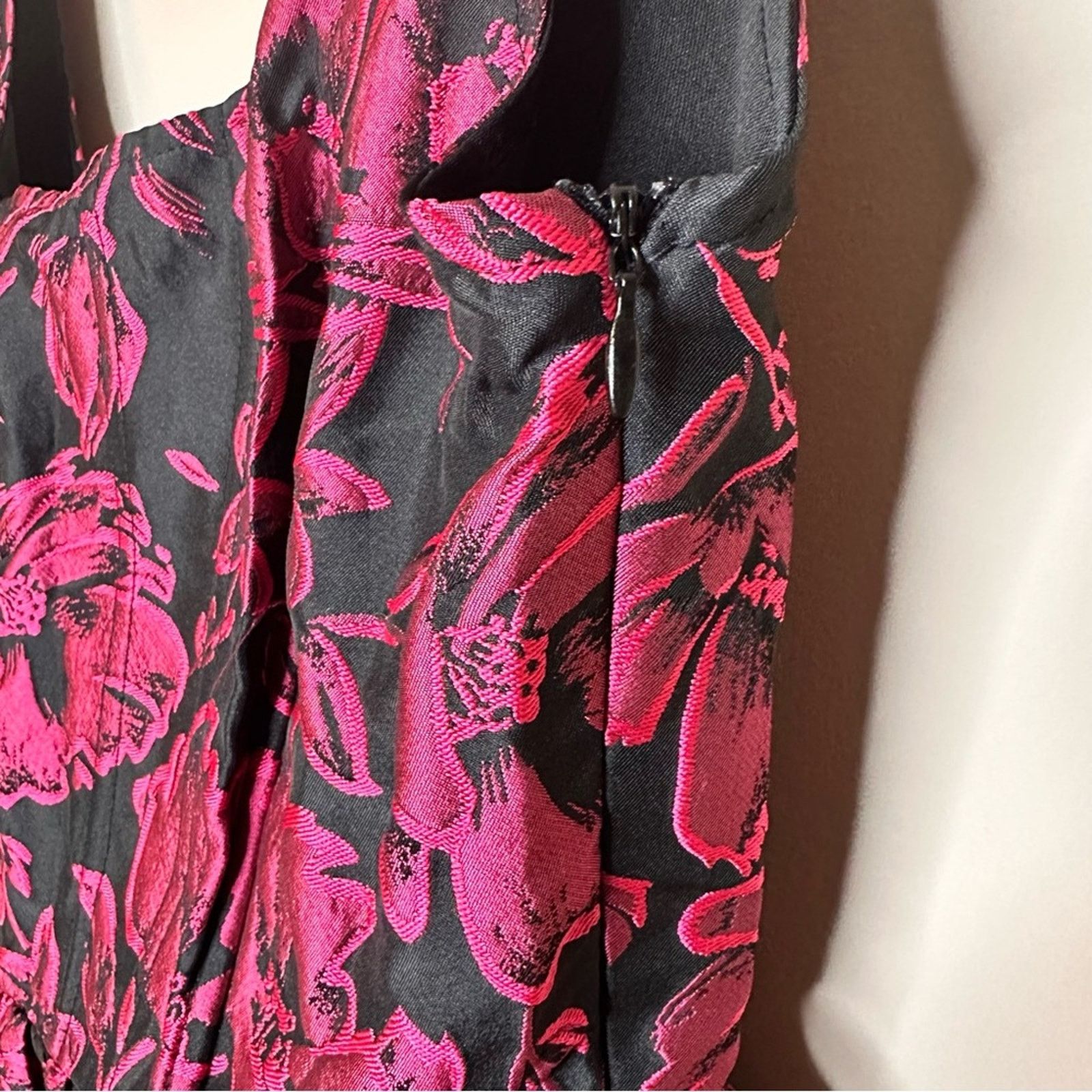 Other Lulus Black Floral Jacquard Corset Mini Dress NWT Medium Size M / US 6-8 / IT 42-44 - 12 Thumbnail