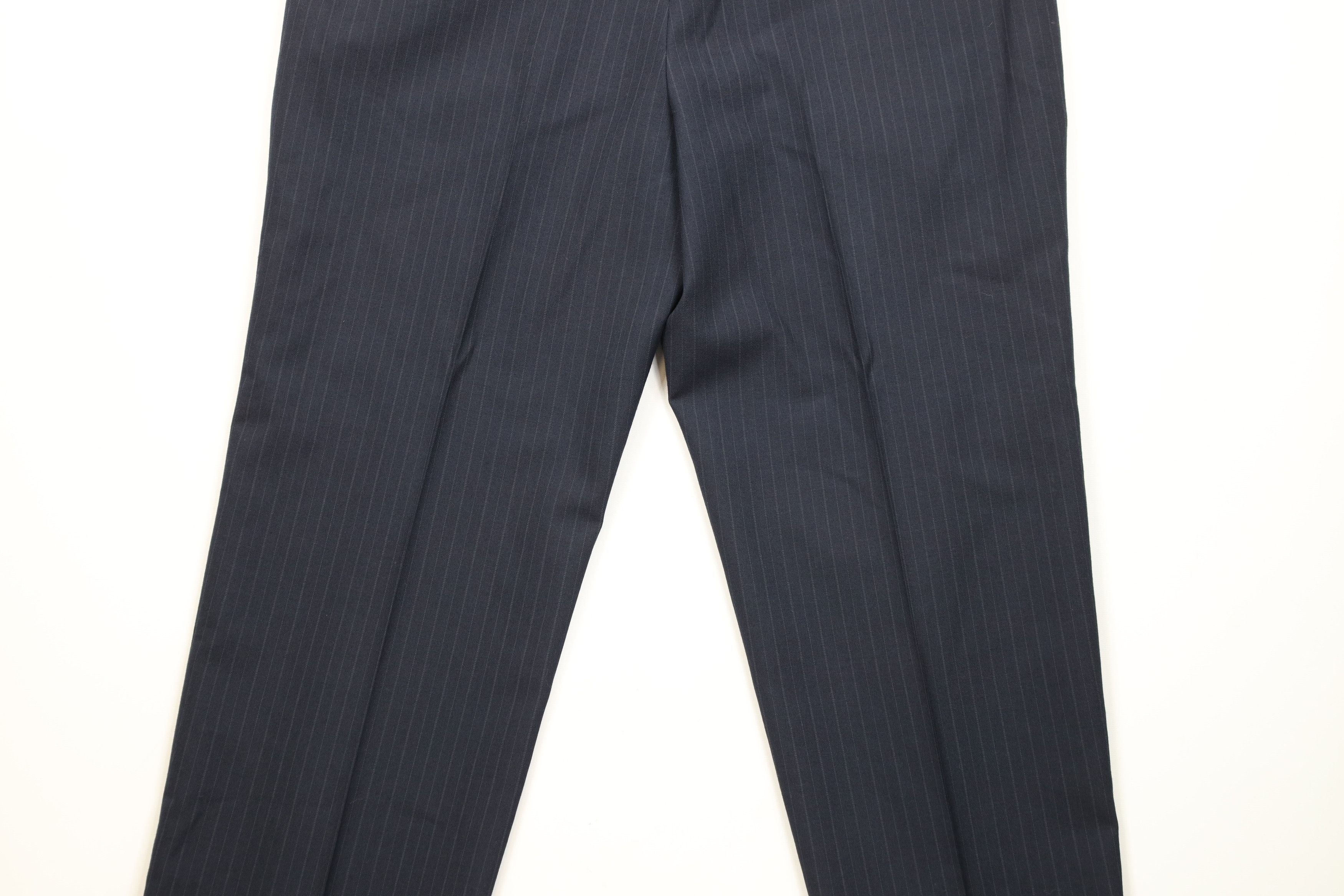 Vintage Vintage 70s Streetwear Blend Pinstriped Wide Leg Pants USA Size US 38 / EU 54 - 11 Thumbnail
