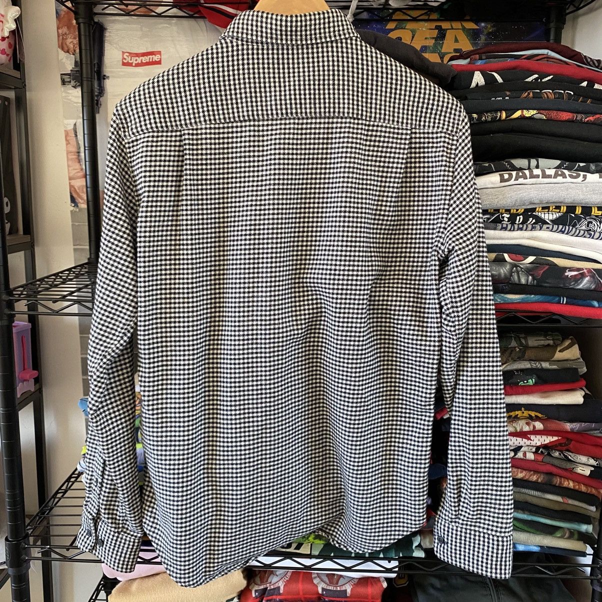 Supreme Supreme Houndstooth Flannel Shirt White 2016 Button Up Size US S / EU 44-46 / 1 - 4 Thumbnail
