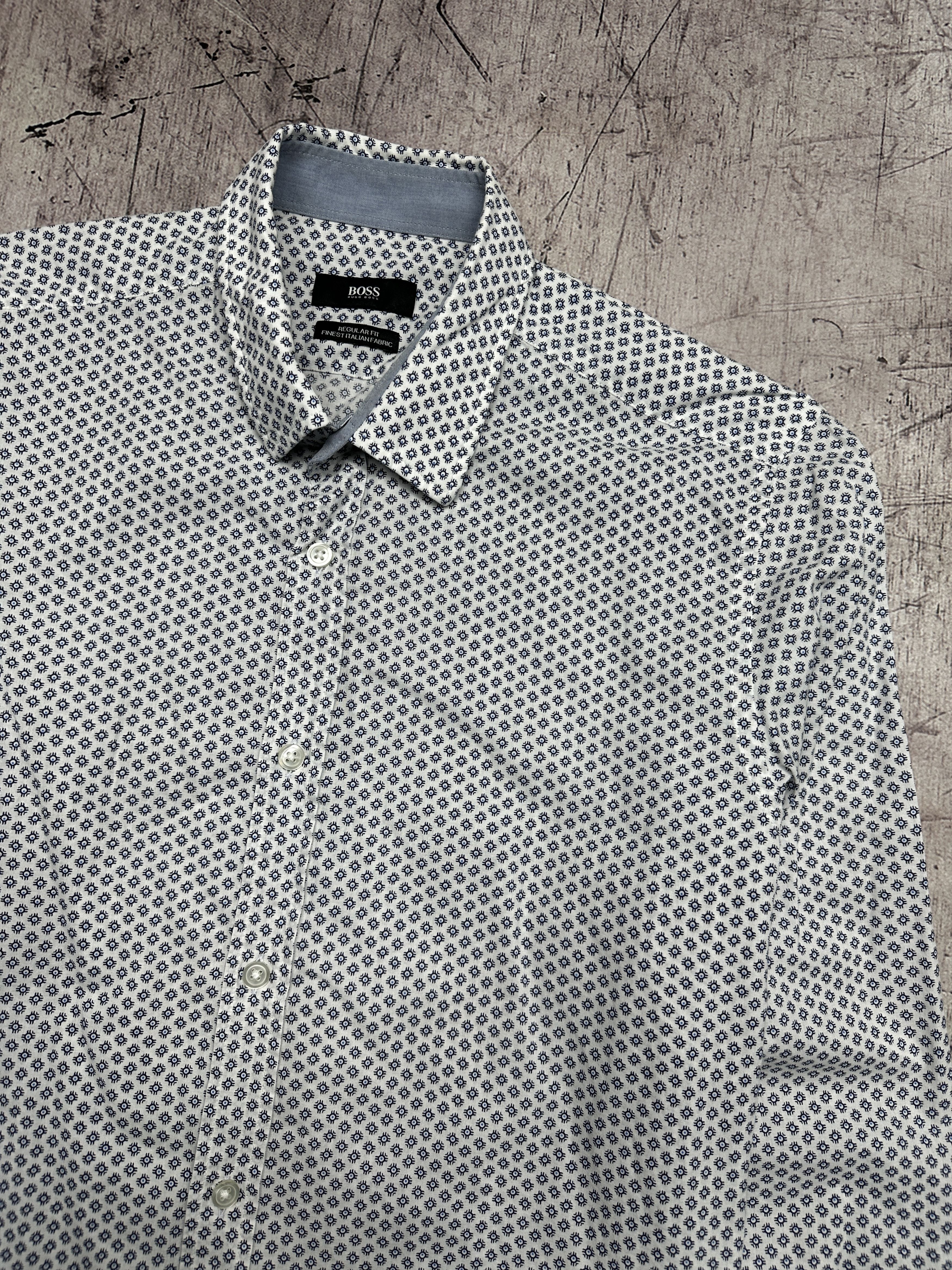 Hugo Boss Hugo Boss Mens Long Sleeve Shirt Size US M / EU 48-50 / 2 - 2 Thumbnail