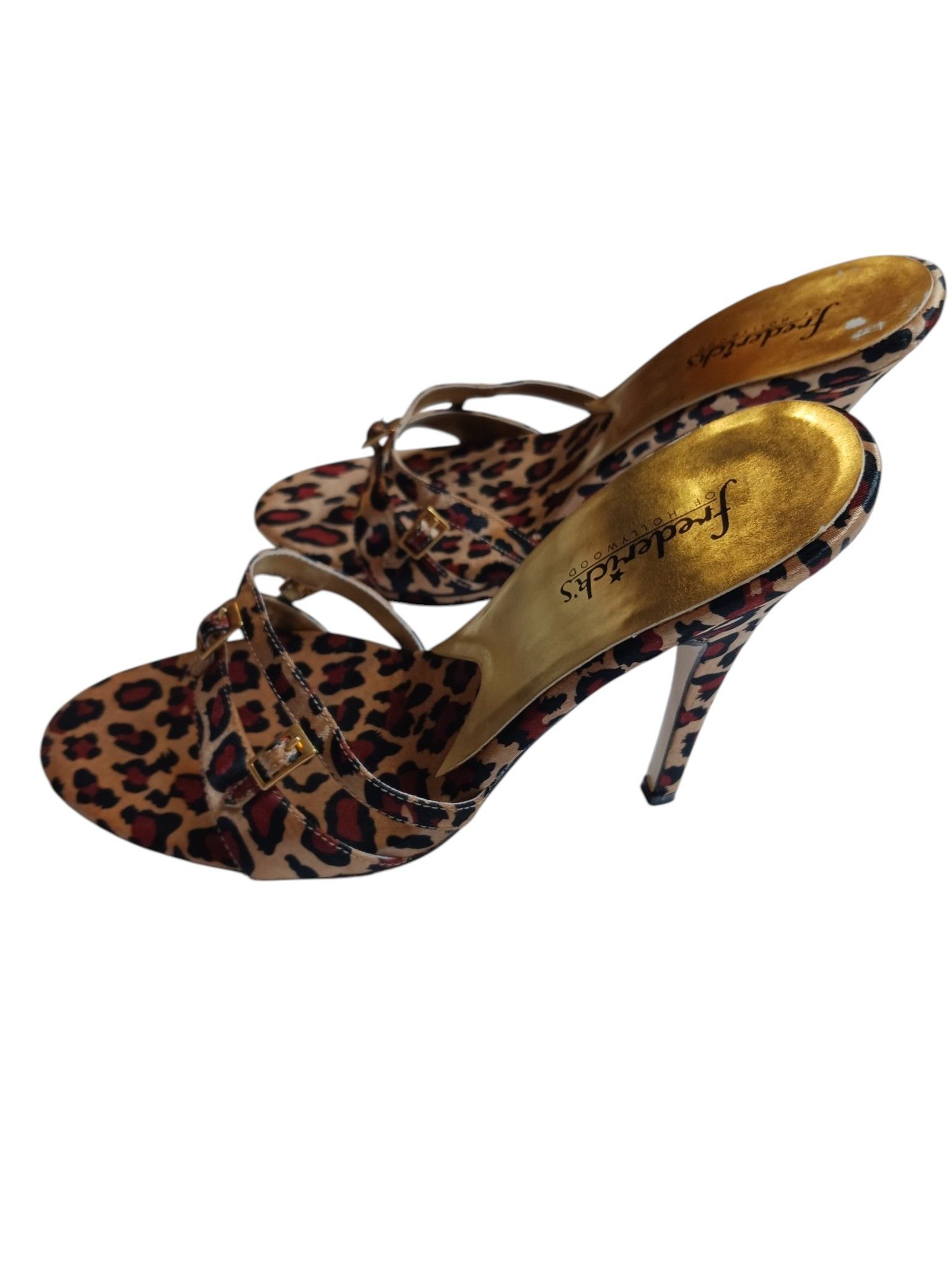 Other Vintage Frederick's of Hollywood Leopard Stiletto Heels Size US 8 / IT 38 - 4 Thumbnail