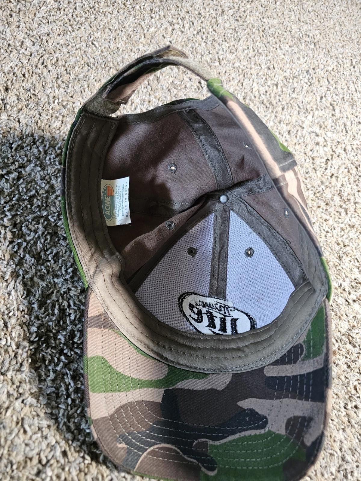 Acne Studios Miller Lite Beer Full Camouflage Strapback Hat Acme Brand Size ONE SIZE - 4 Thumbnail
