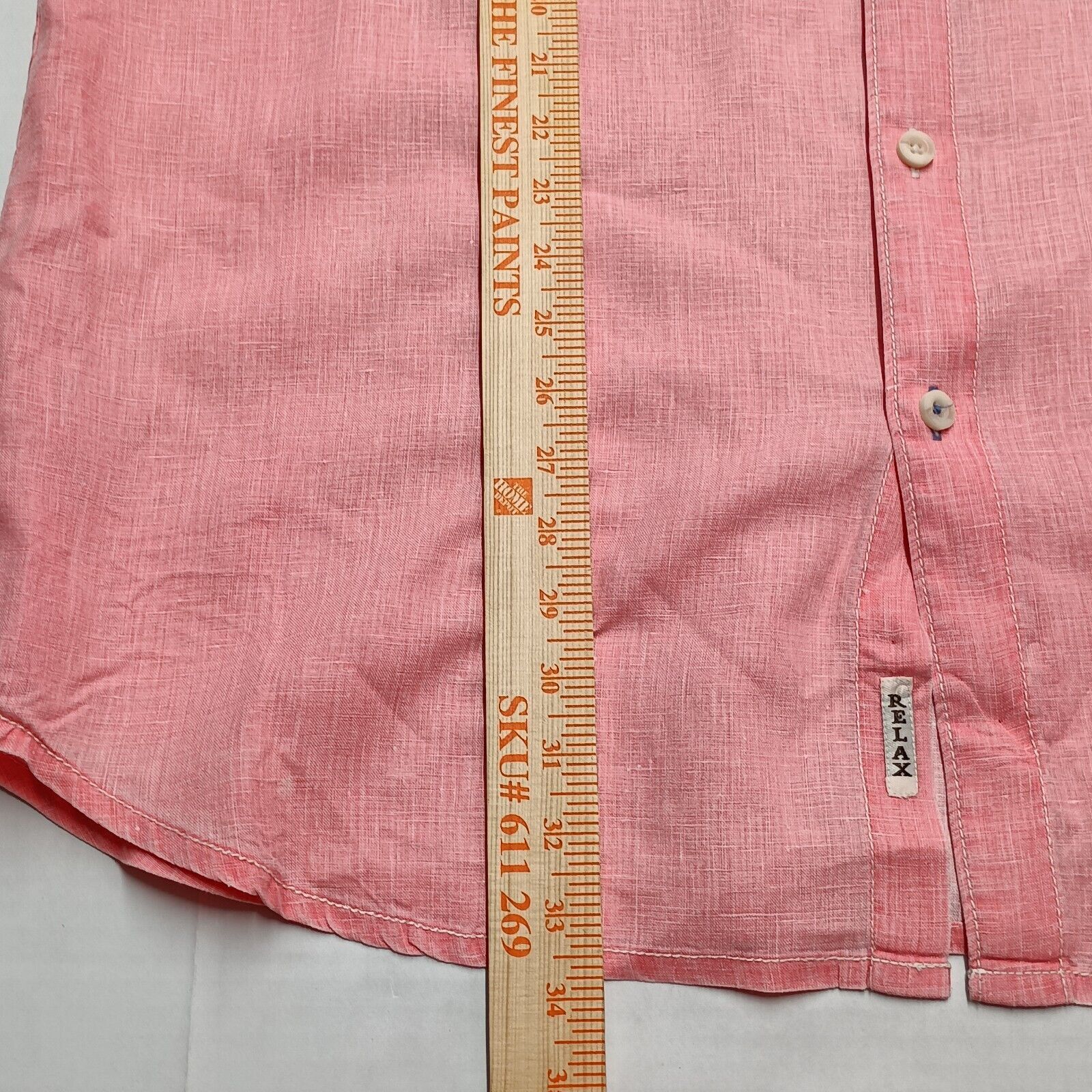 Tommy Bahama Tommy Bahama 100% Linen Shirt Men's LT Pink Button Up Size US L / EU 52-54 / 3 - 7 Thumbnail