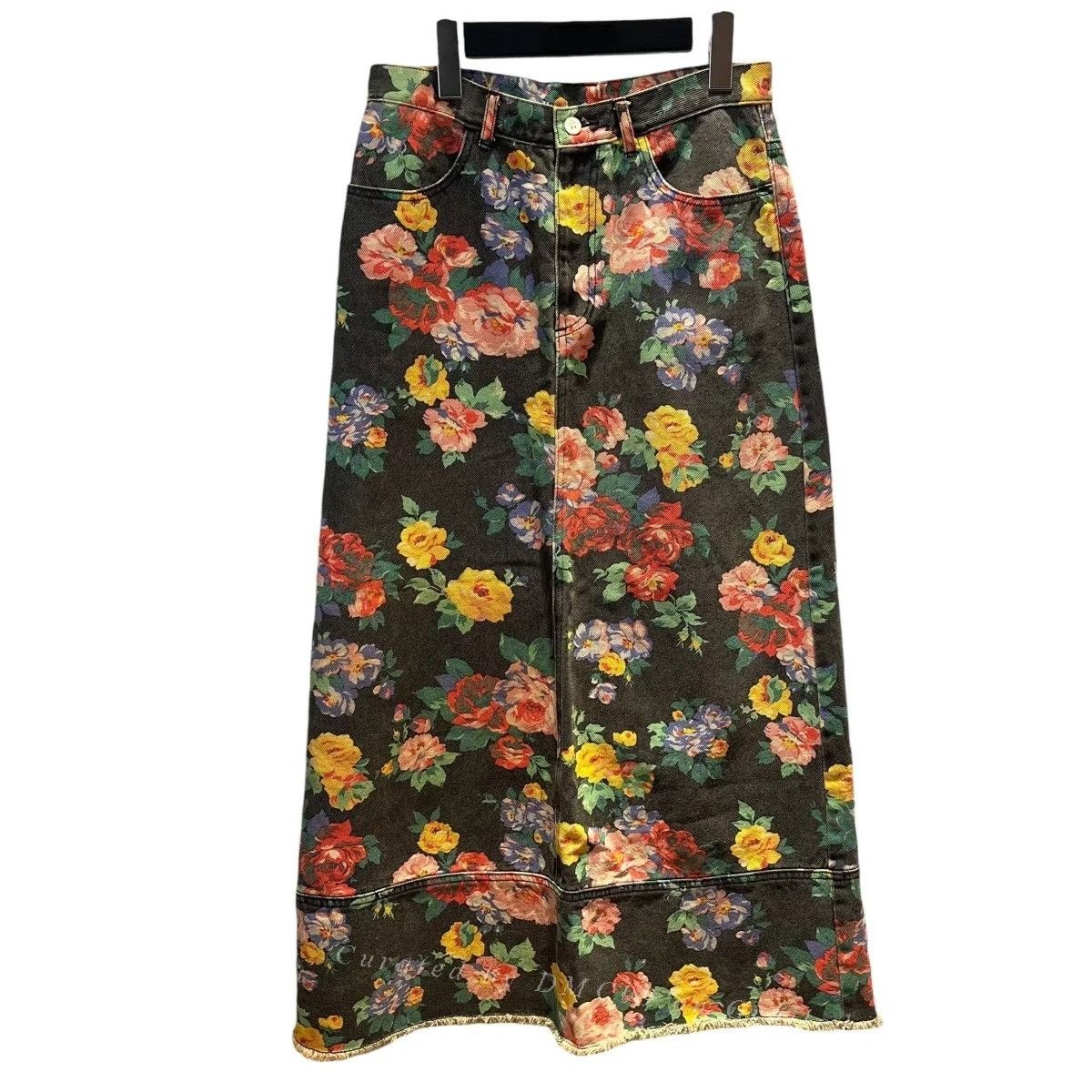 Comme des Garcons Comme des Garcons Tricot Floral Layered Skirt