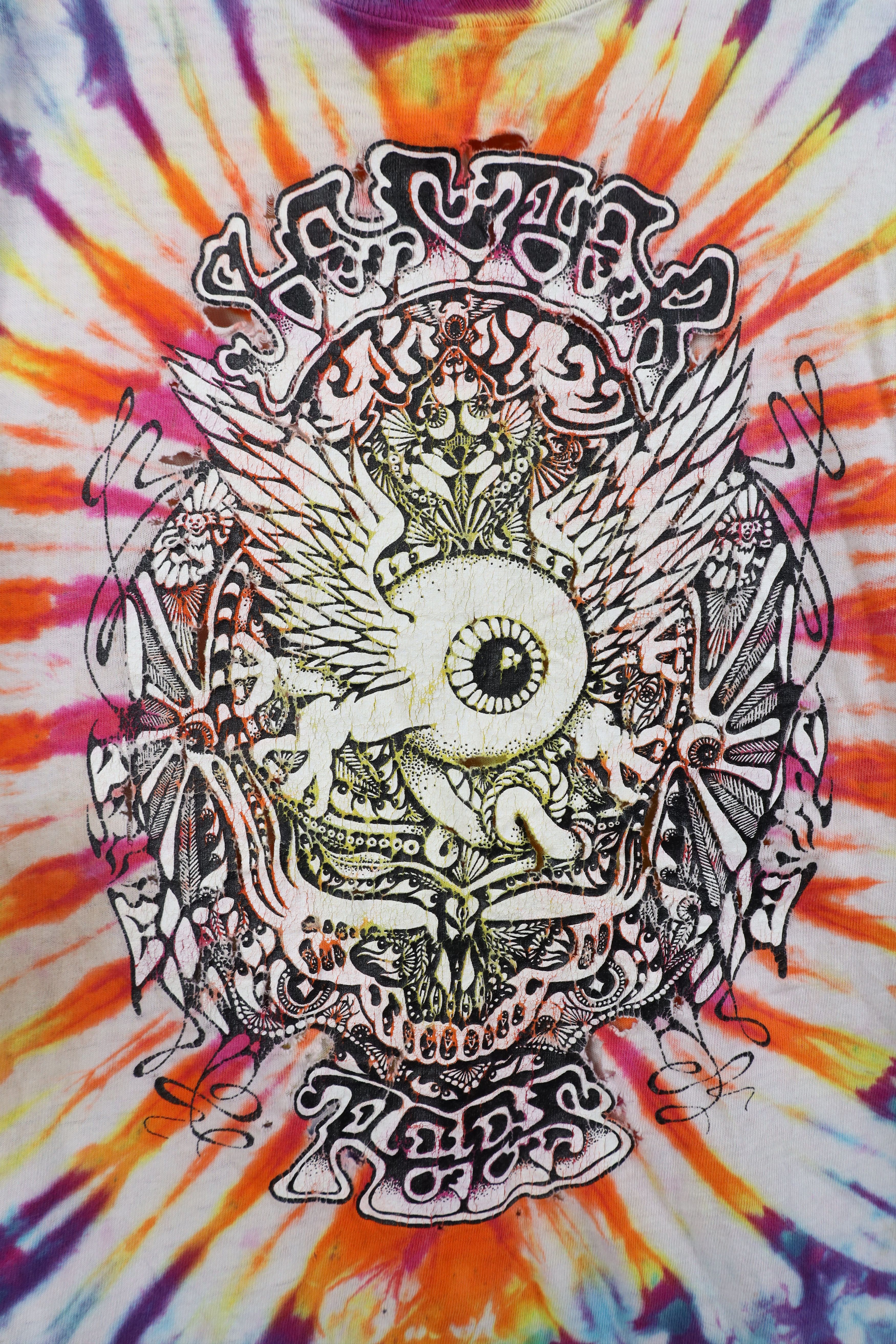 Vintage Vintage 90s Jester Tees Grateful Dead Tie Dye T-Shirt USA Size US XL / EU 56 / 4 - 4 Thumbnail