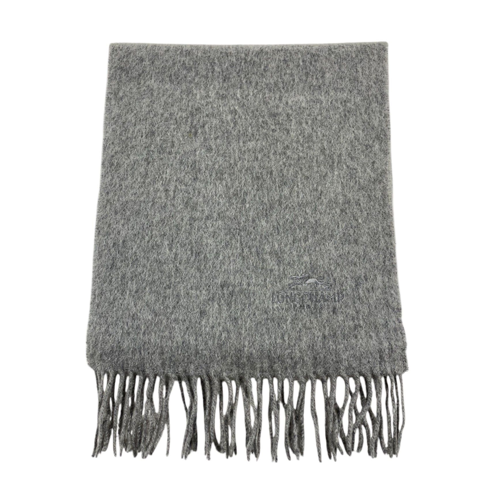 Longchamp × Vintage Longchamp Scarf / Muffler / Neckwear - WW1671 Size ONE SIZE - 2 Thumbnail
