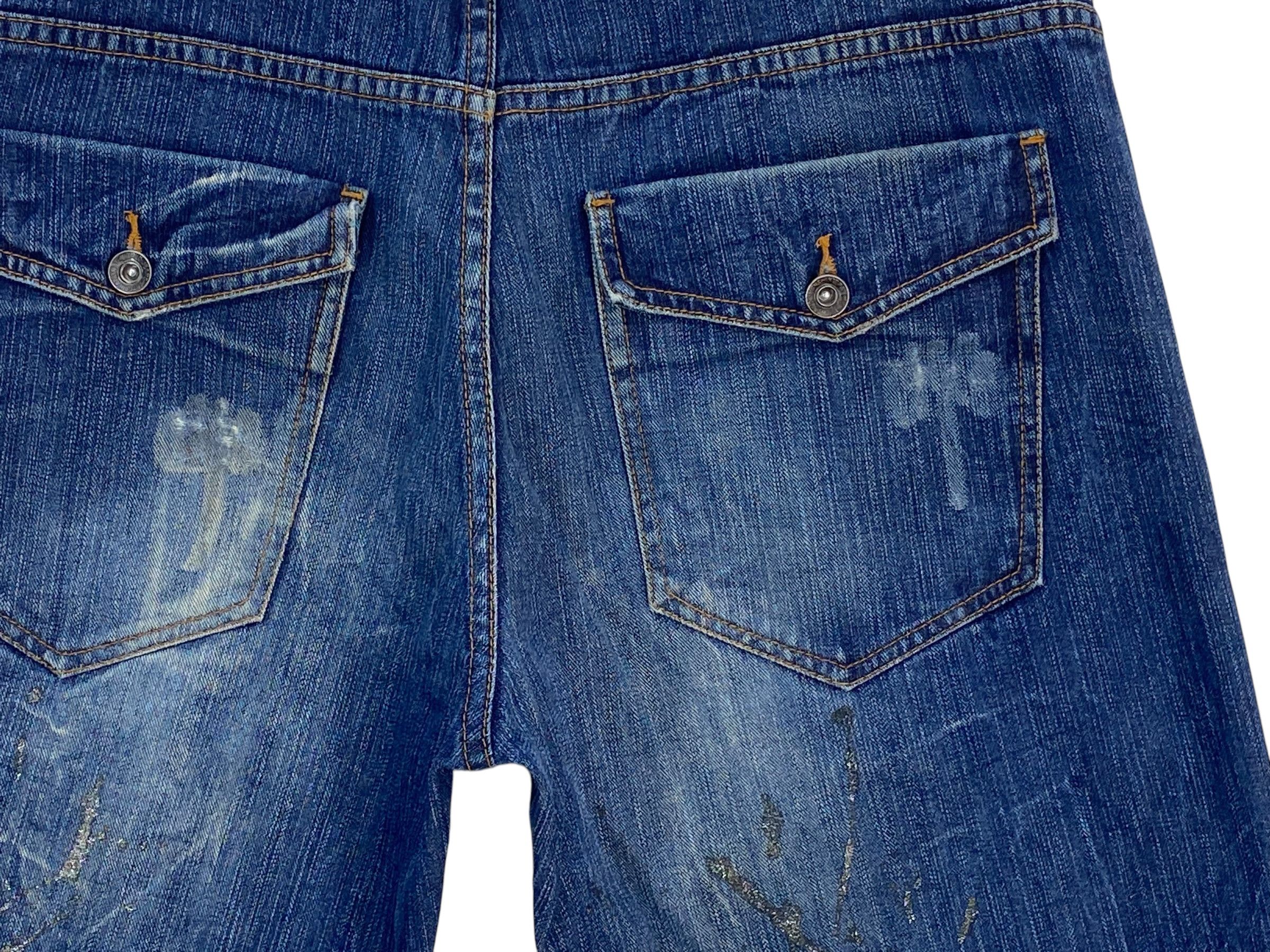 Japanese Brand Nylaus Denim Goth Punk Jeans Size US 37 - 8 Thumbnail
