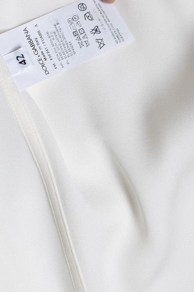 Dolce & Gabbana Dolce & Gabbana, white shirt with black bow Size S / US 4 / IT 40 - 7 Thumbnail
