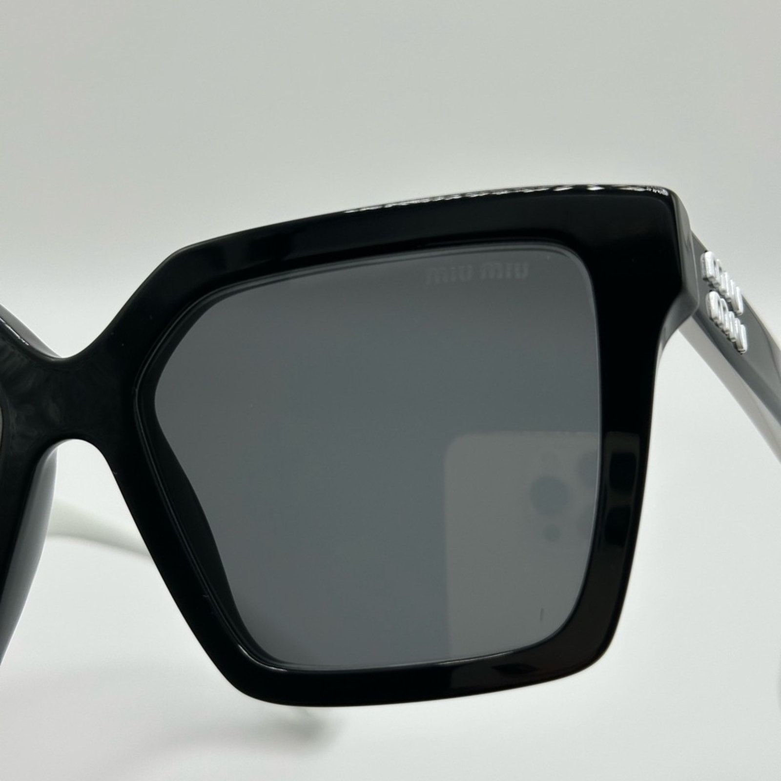 Miu Miu MIU MIU Sunglasses MU03YS 10G5S0 Black/Dark Grey Women NEW Size ONE SIZE - 3 Thumbnail