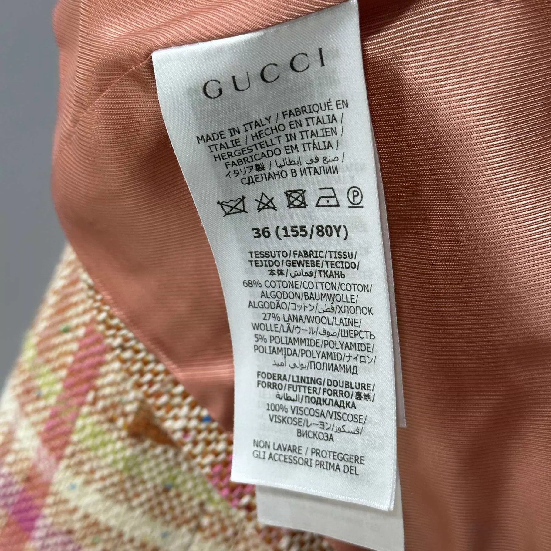 Gucci GUCCI colorful tweed G print Coco style jacket size 36 Size XS / US 0-2 / IT 36-38 - 5 Thumbnail
