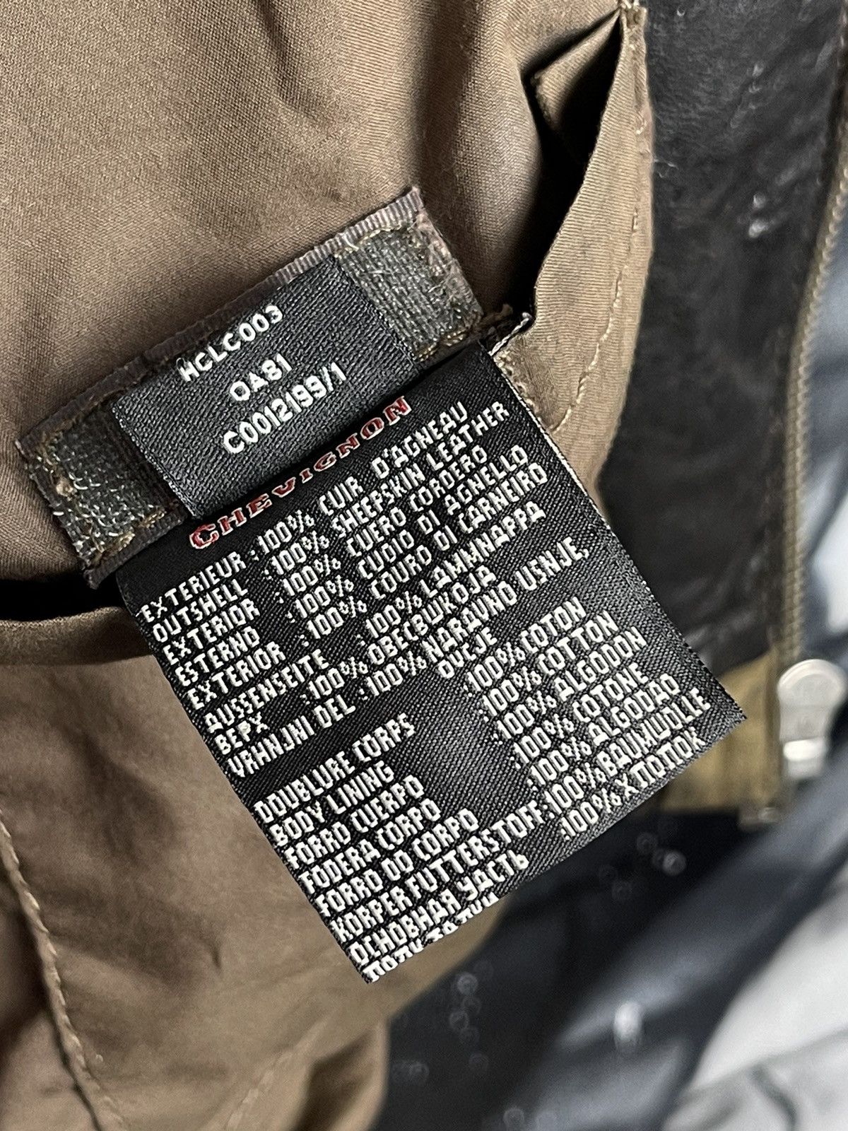 Chevignon Chevignon Registered Product 57 Vintage Brown Full Zip Sheepskin Leather Jacket Size US XL / EU 56 / 4 - 17 Thumbnail