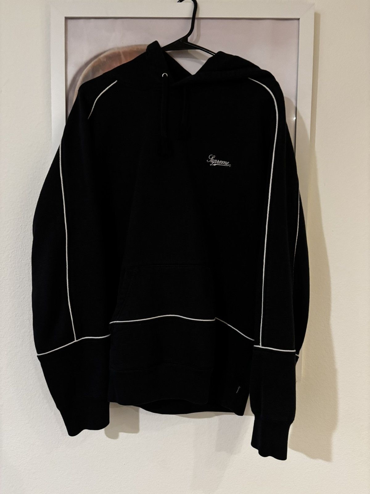 Supreme SS18 Supreme Piping Hoodie Size US M / EU 48-50 / 2 - 1 Thumbnail